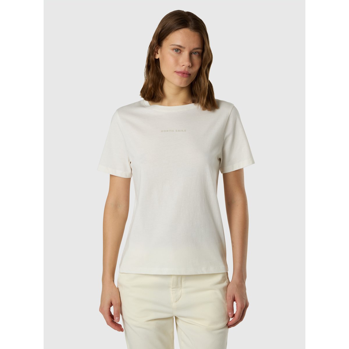 T-shirt avec le logo tonal des North Sails guimauve, NORTH SAILS
