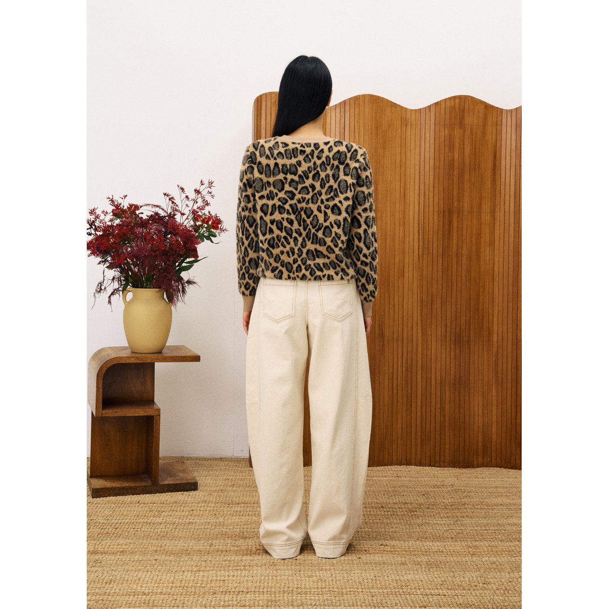 Pull  à motif léopard CANNA leopard, FRNCH