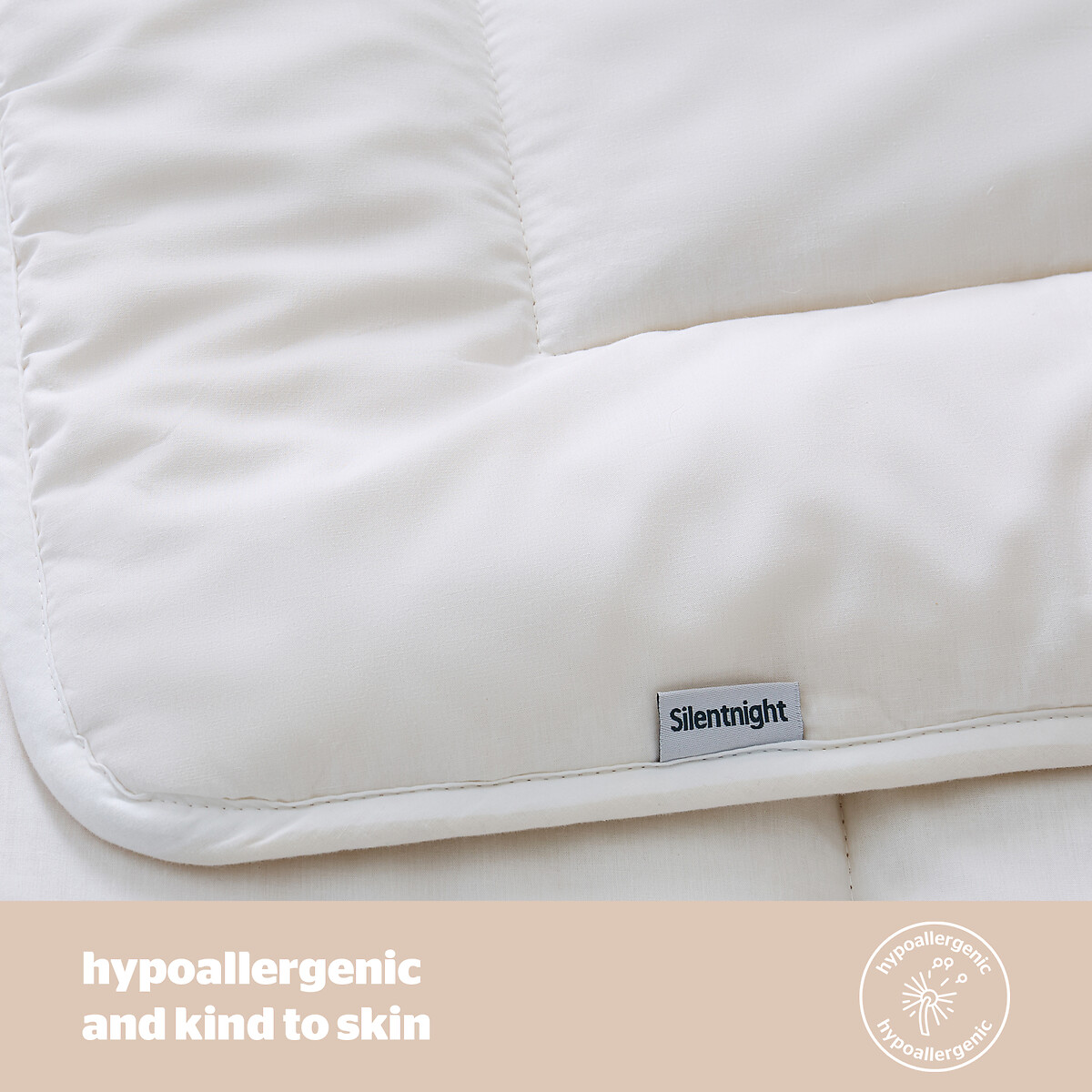 Natural Wool Lightweight Summer Duvet white, SILENTNIGHT