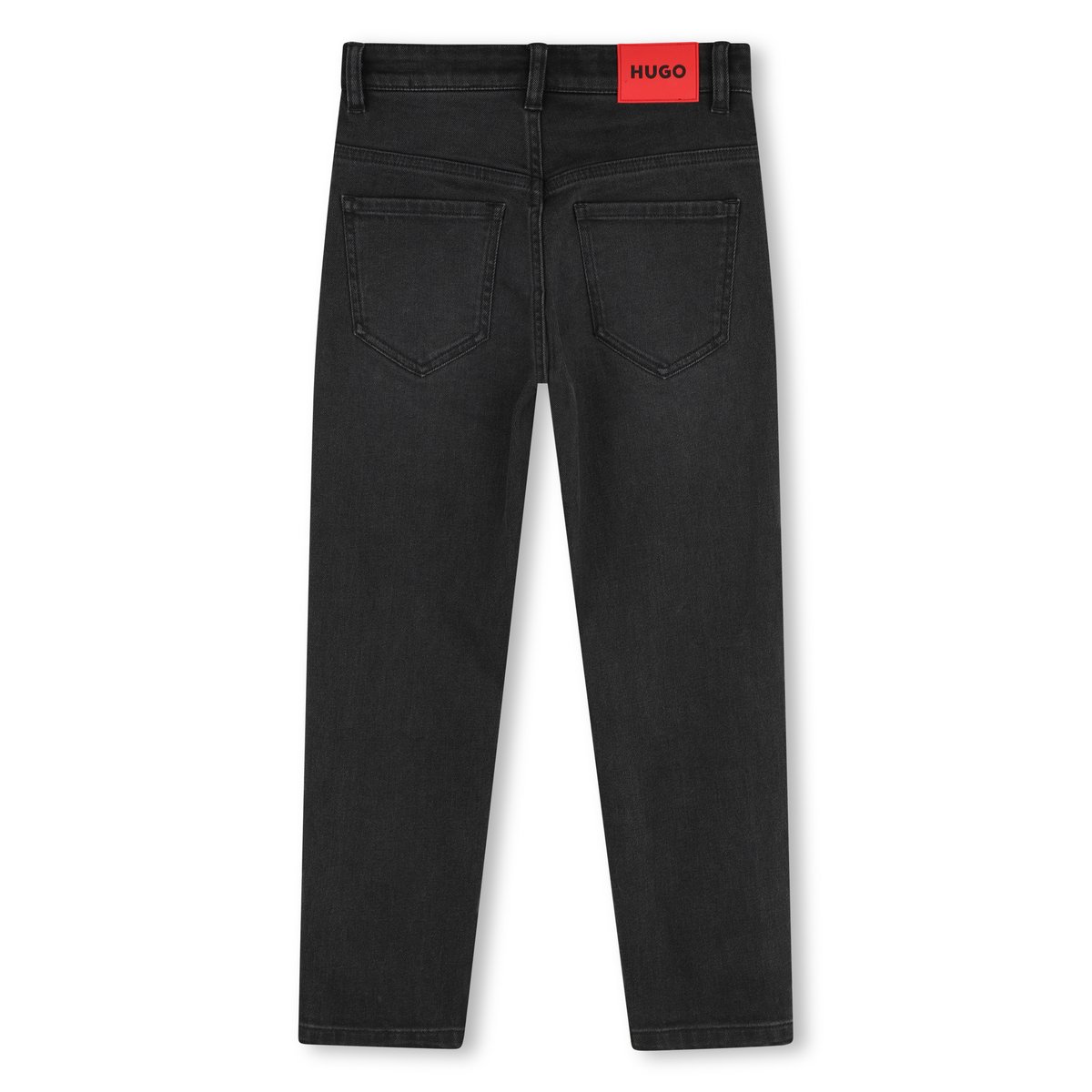 Pantalon en denim denim black lave, HUGO KIDSWEAR