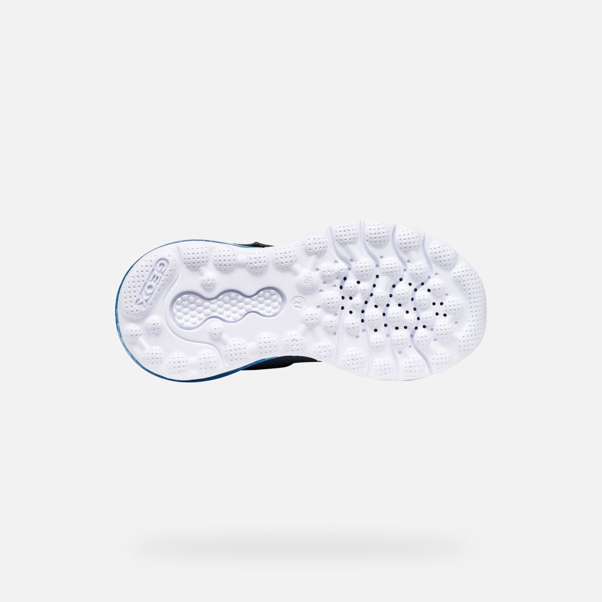 Baskets  J ACTIVART ILLUMINUS noir/bleu ciel, GEOX