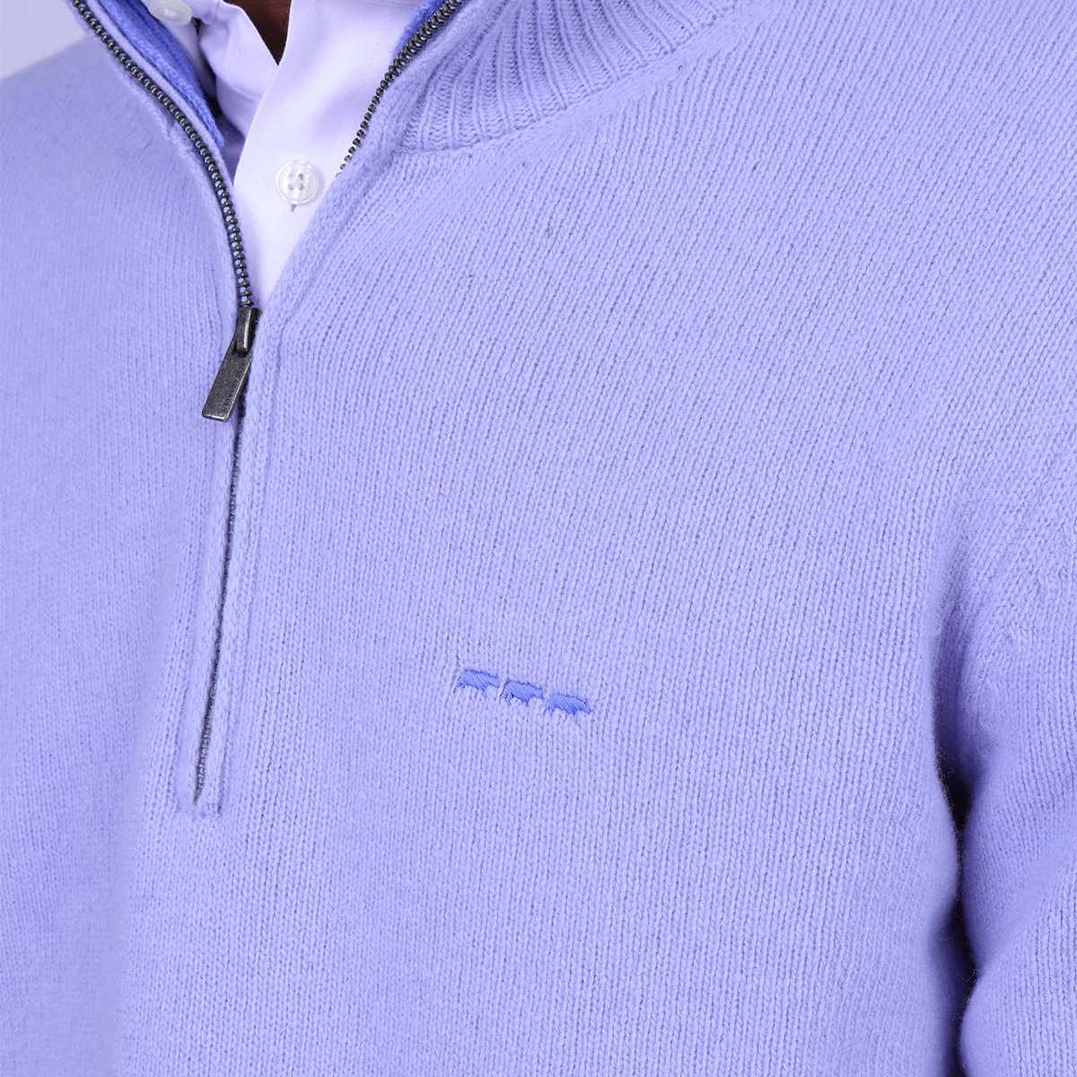 Pull Heland bleu ciel, MISE AU GREEN