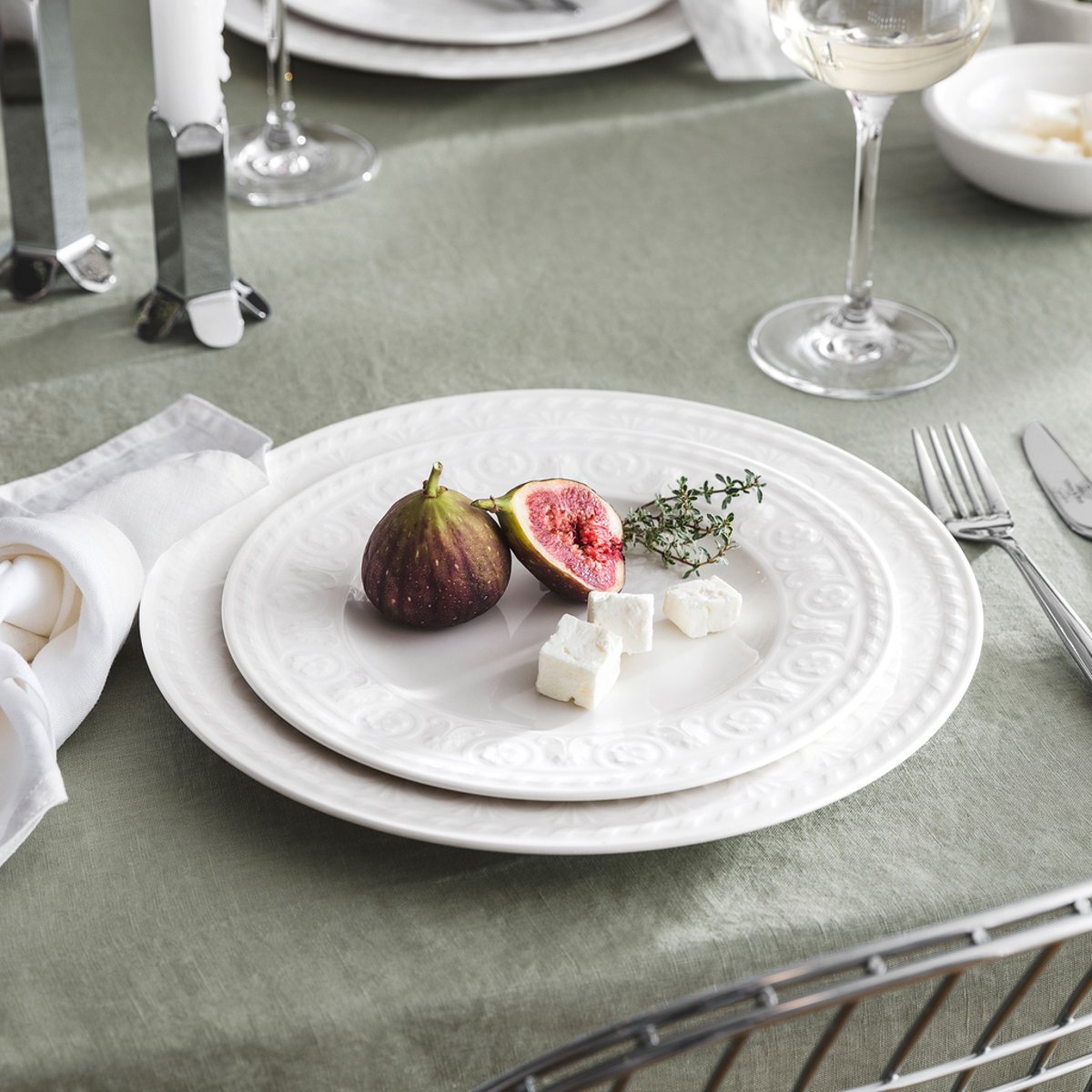 Assiette Plate CELLINI blanc, VILLEROY & BOCH