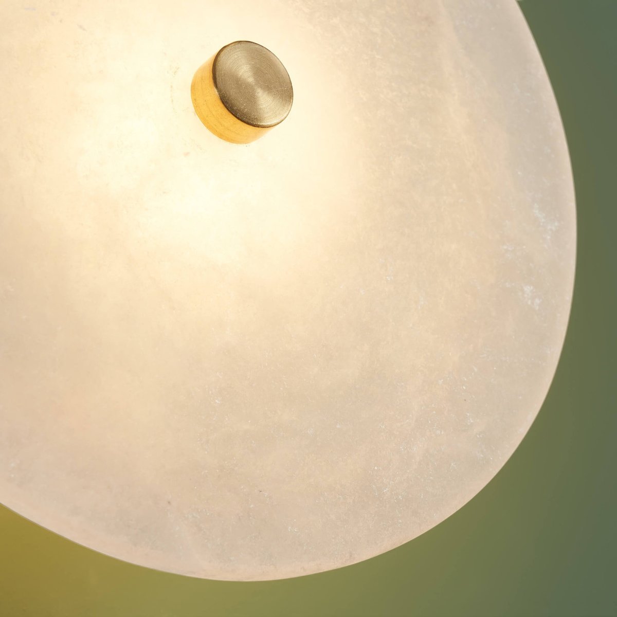 Applique ou spot marbre rond LED - LILASEA laiton et blanc, KOSILUM