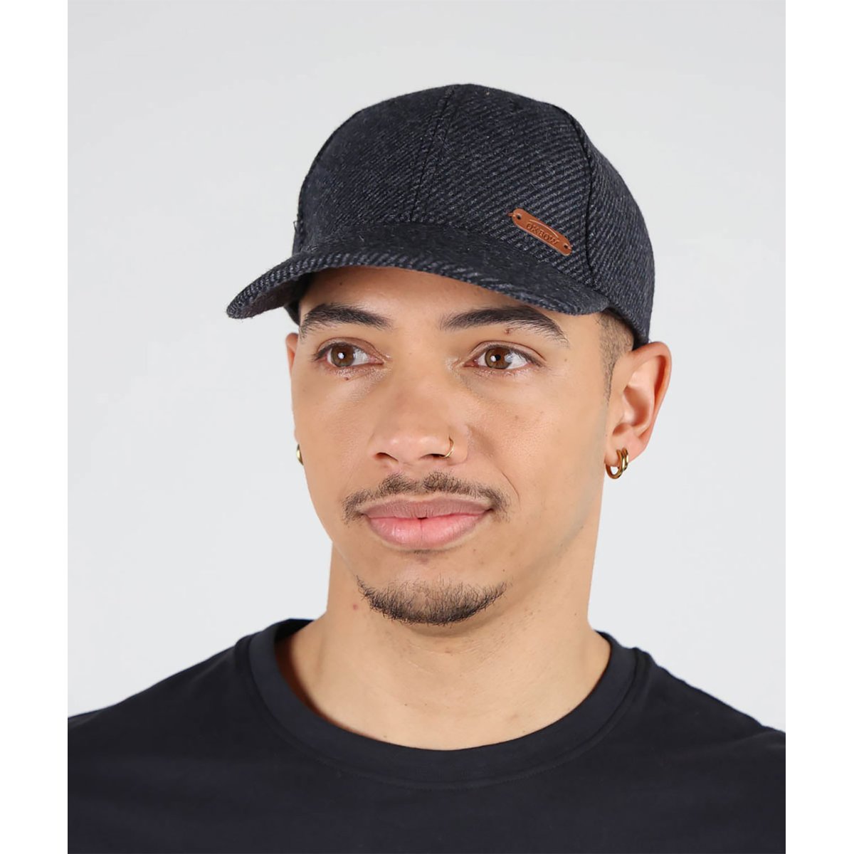Casquette flanelle P0ARTY anthracite, OXBOW