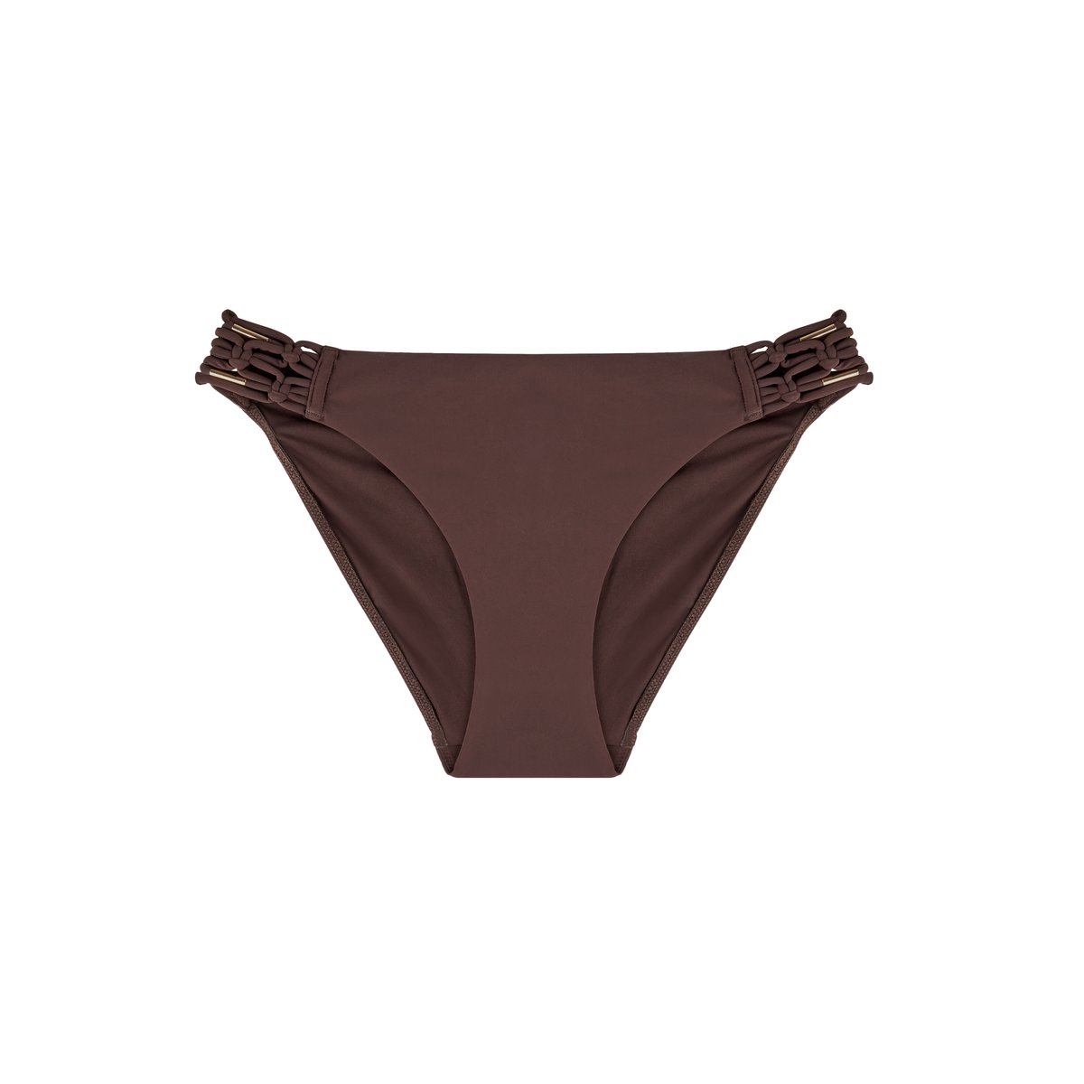 Bas de maillot de bain Culotte bresilienne Gipsy Muse marron, AUBADE