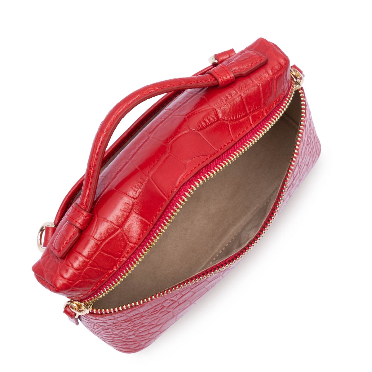 Petit sac boite EXO rouge, LANCASTER