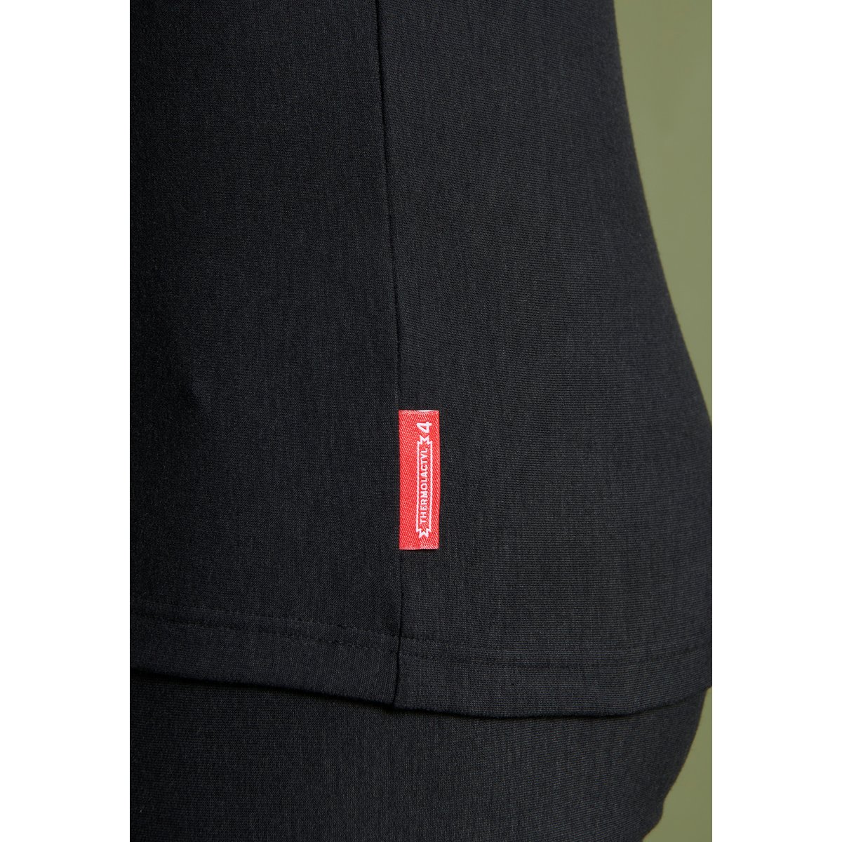 T-shirt col rond Comfort Thermolactyl 4 noir, DAMART SPORT