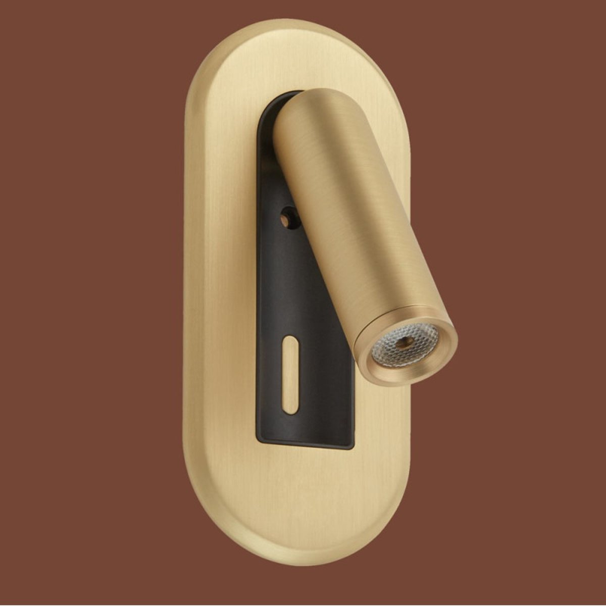 Applique Tête De Lit encastrable Mila Tactile Laiton Mat laiton, MILLUMINE