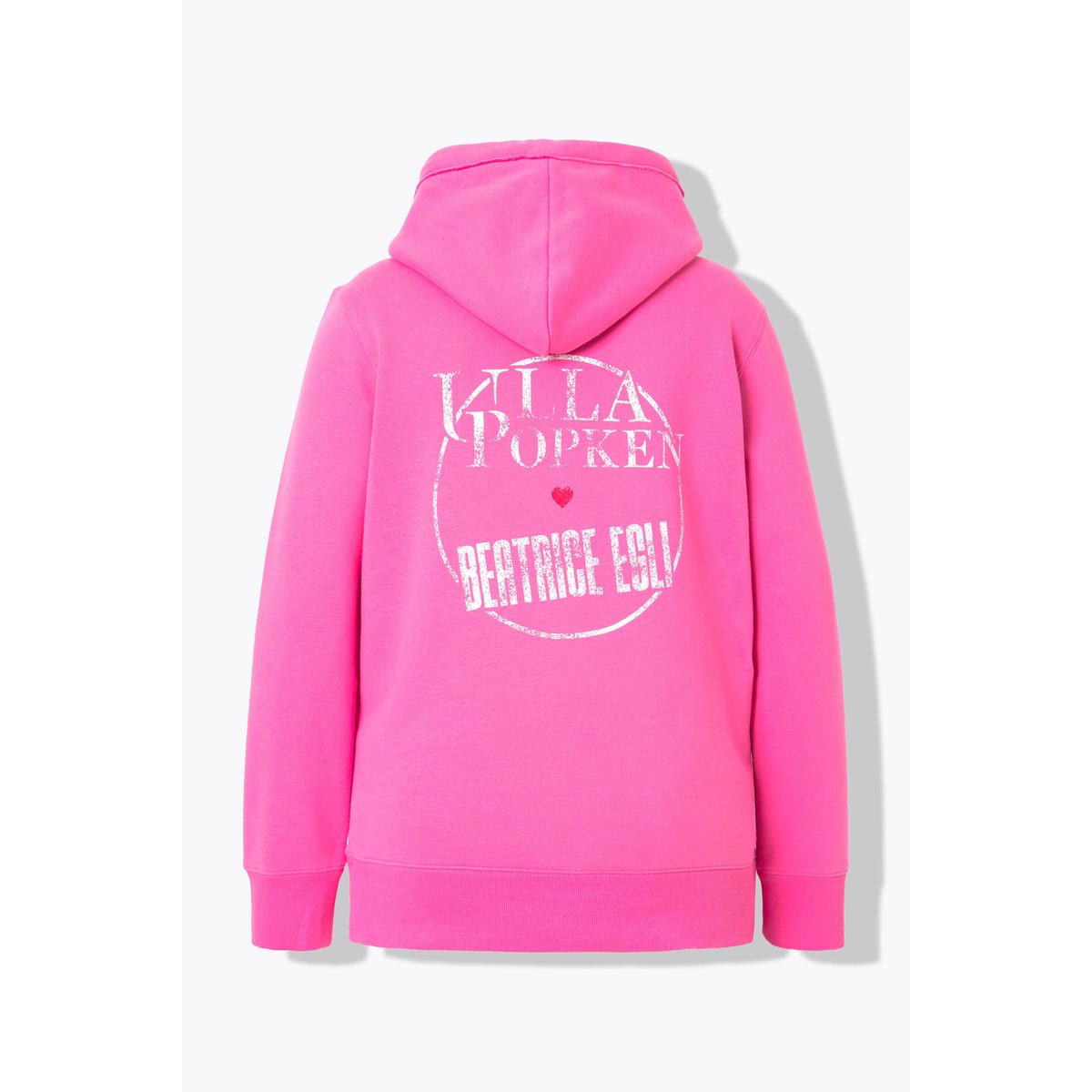 Hoodie BE, pour les fans, coupe classique rose vif, ULLA POPKEN