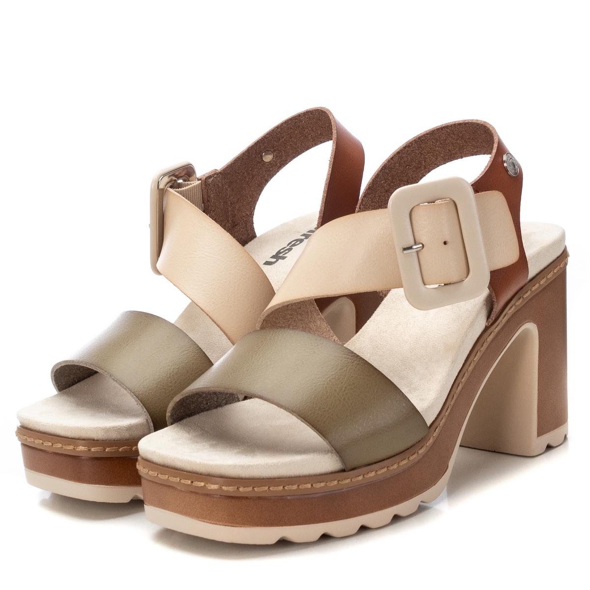 Sandale Talon Décontractée Boucle blanc bleuté, REFRESH