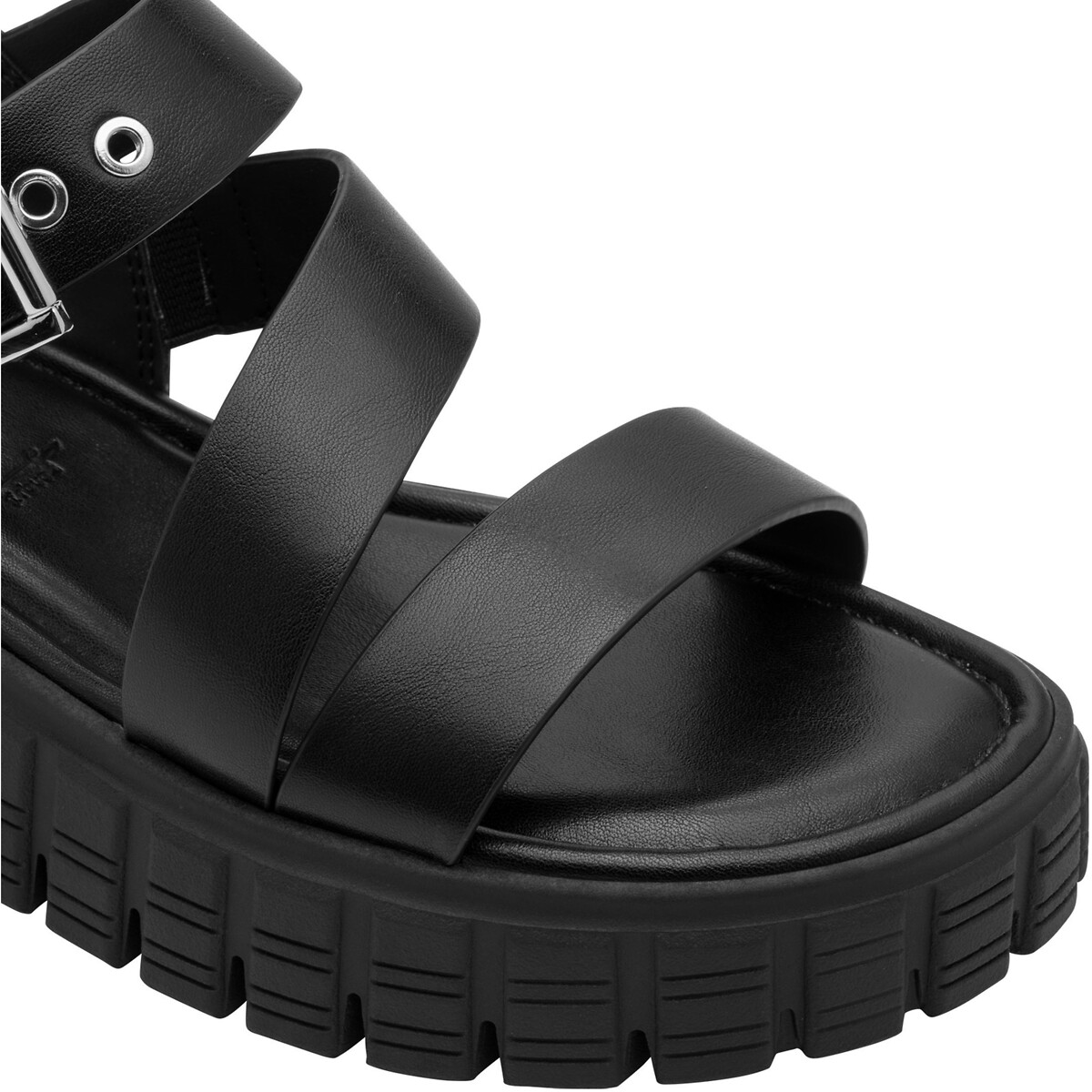 Sandales chunky compensées noir, TAMARIS