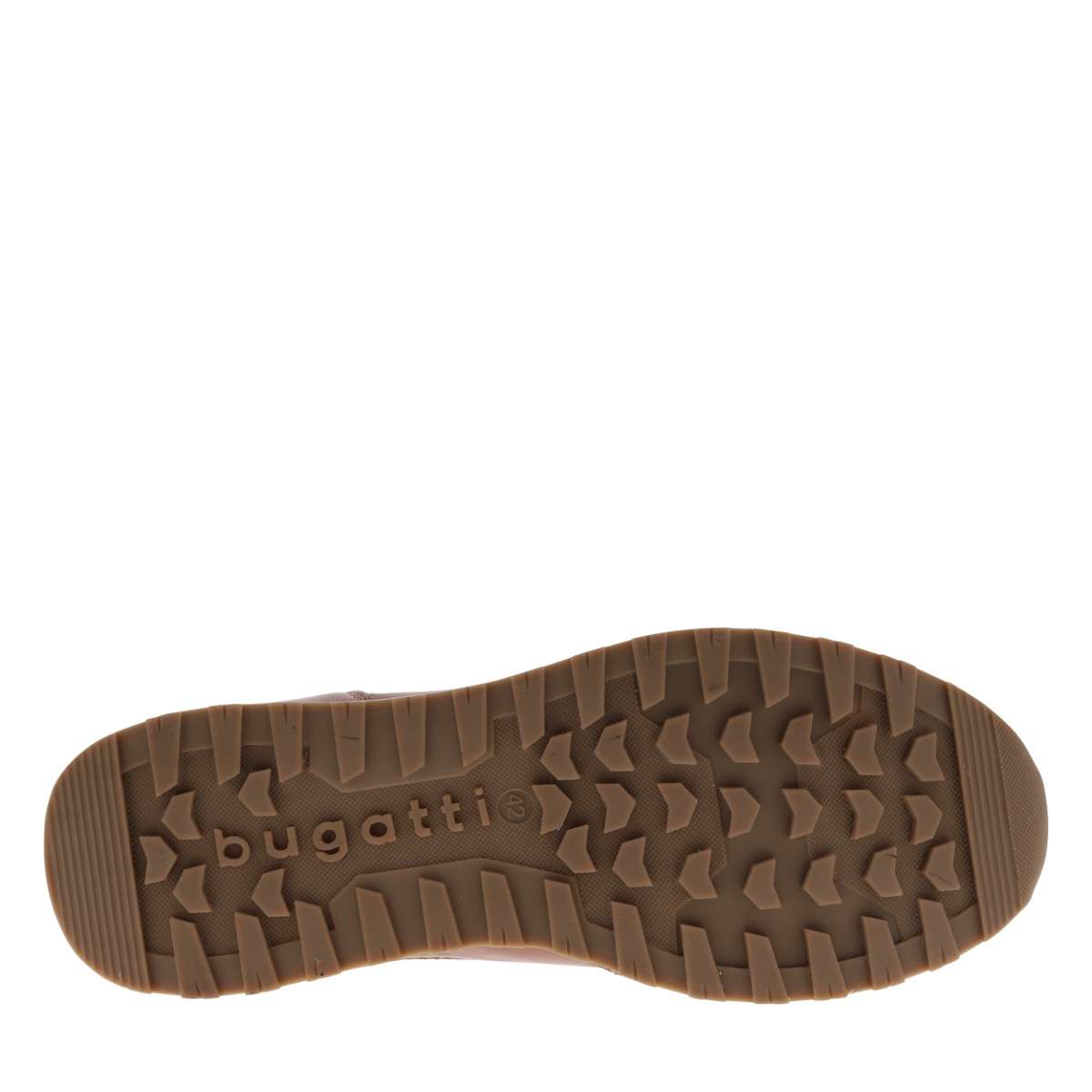 Sneakers talon plat marron, BUGATTI