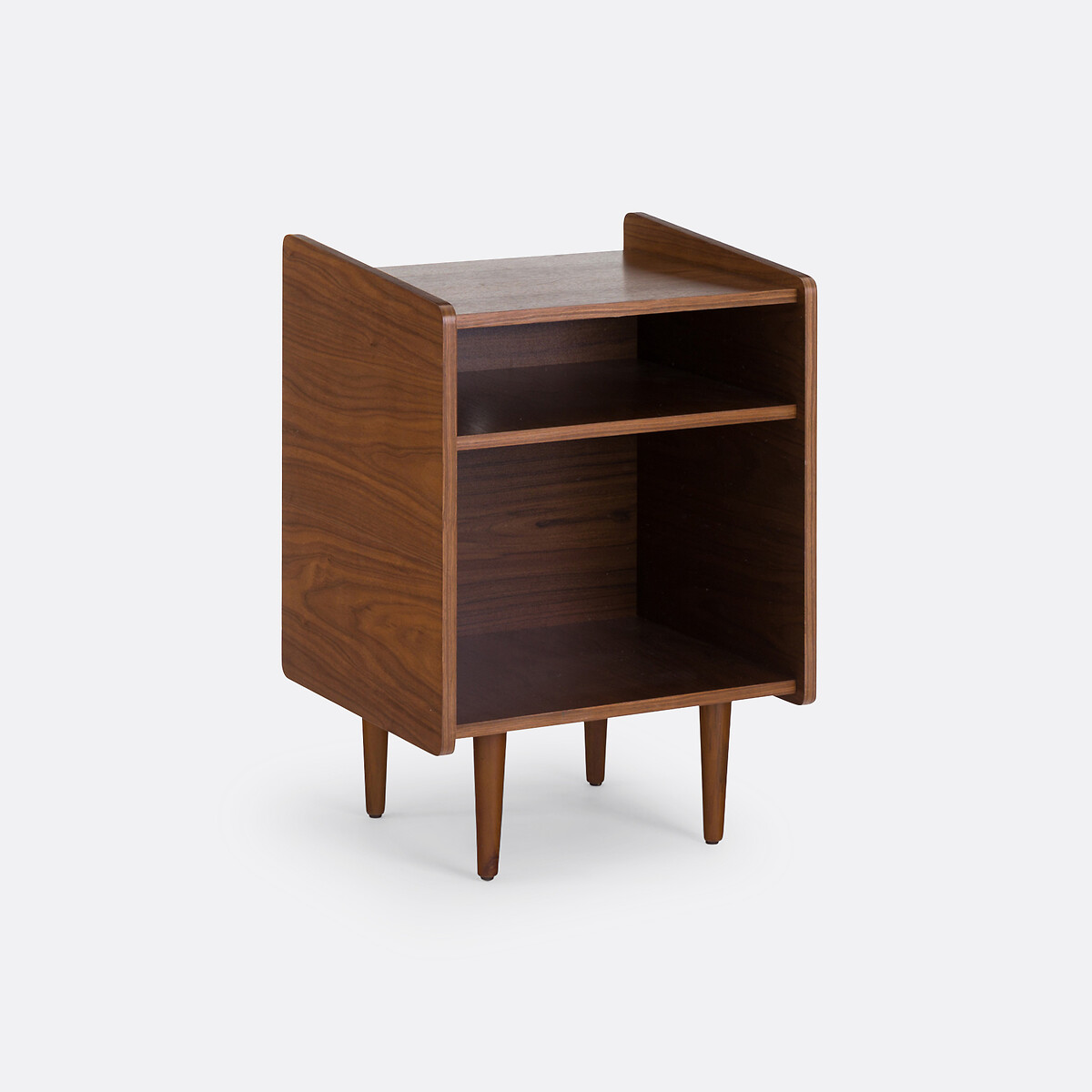 Vintage-Plattenregal Ronda, B. 51 cm nussholz, LA REDOUTE INTERIEURS