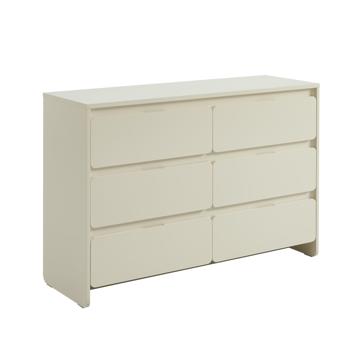 Commode 6 tiroirs AKKA beige, BAÏTA
