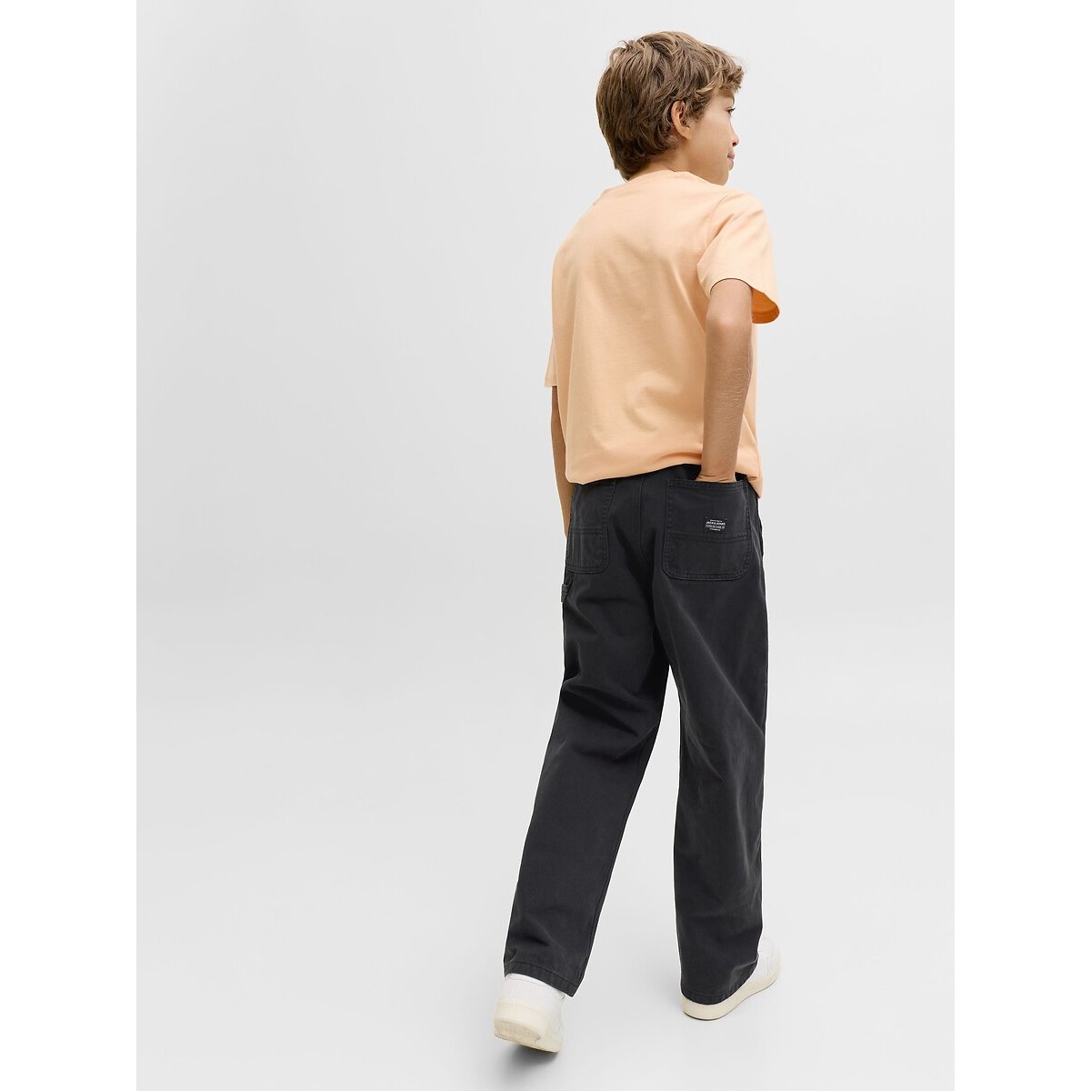 Pantalon charpentier noir, JACK & JONES JUNIOR