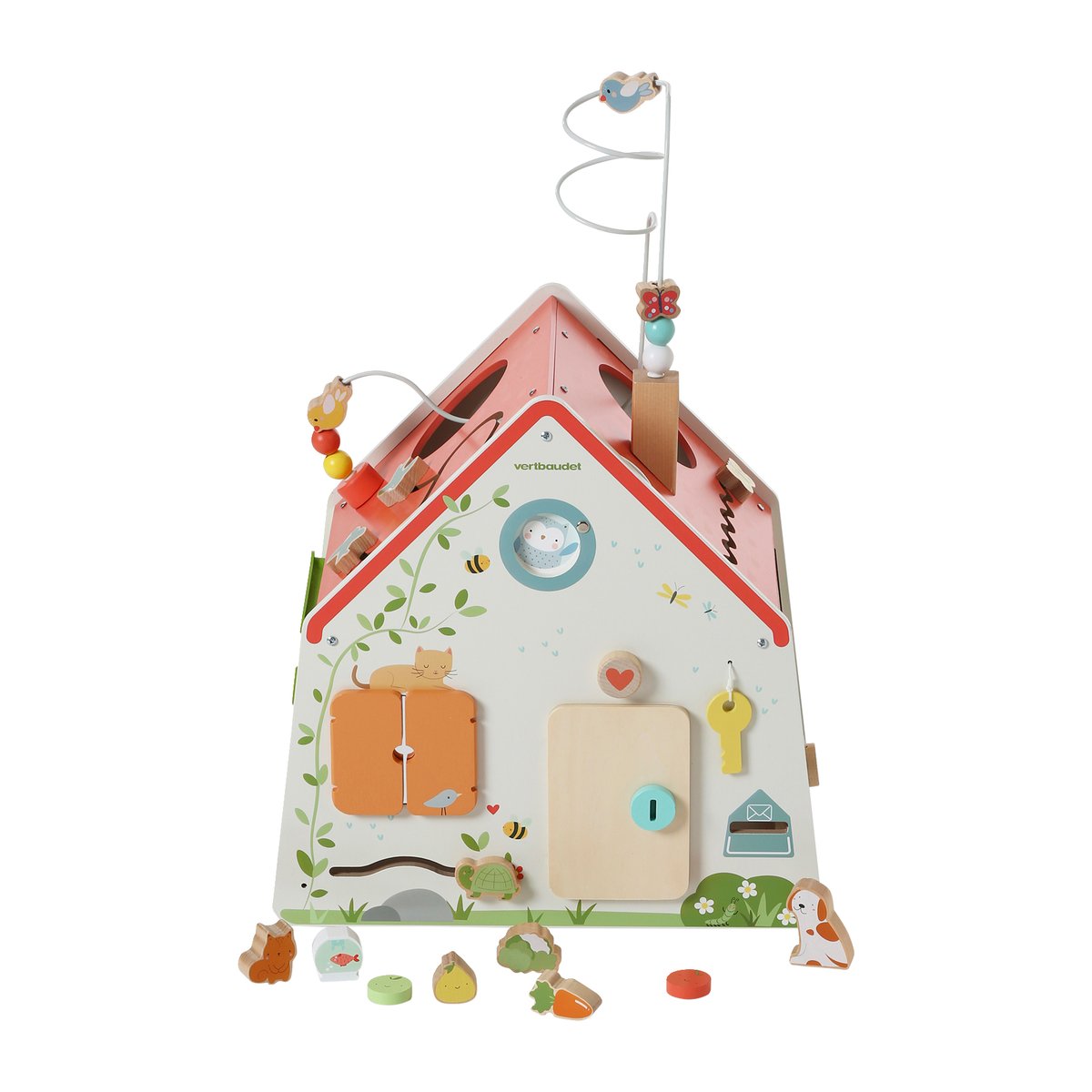 Grande maison d'activités en bois FSC® bois, VERTBAUDET