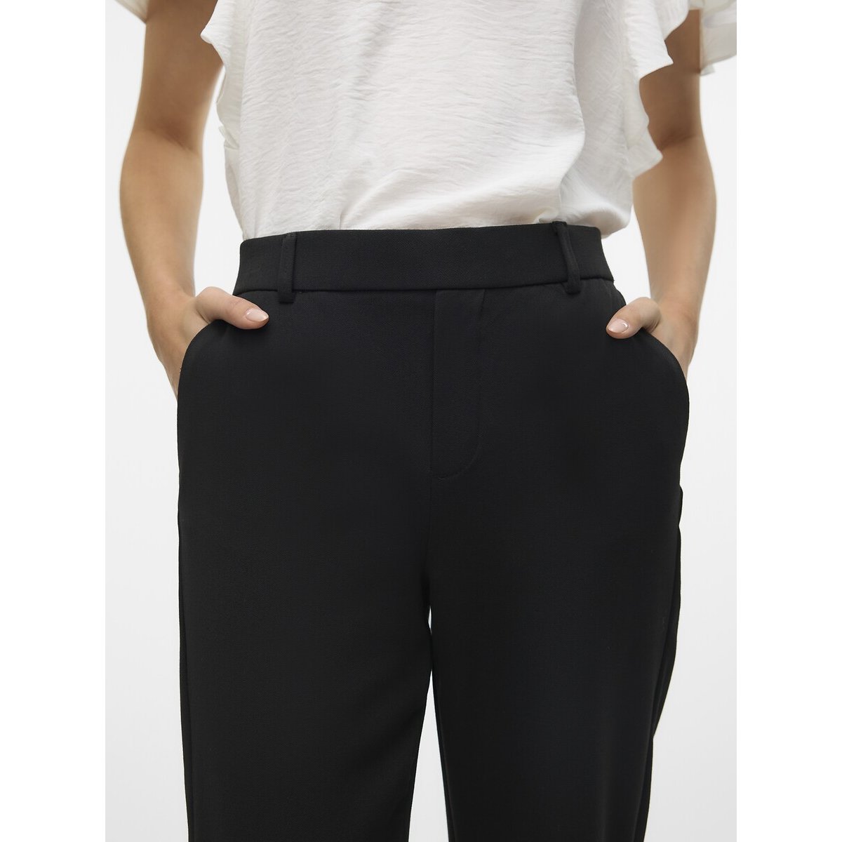 Pantalon droit noir, VERO MODA