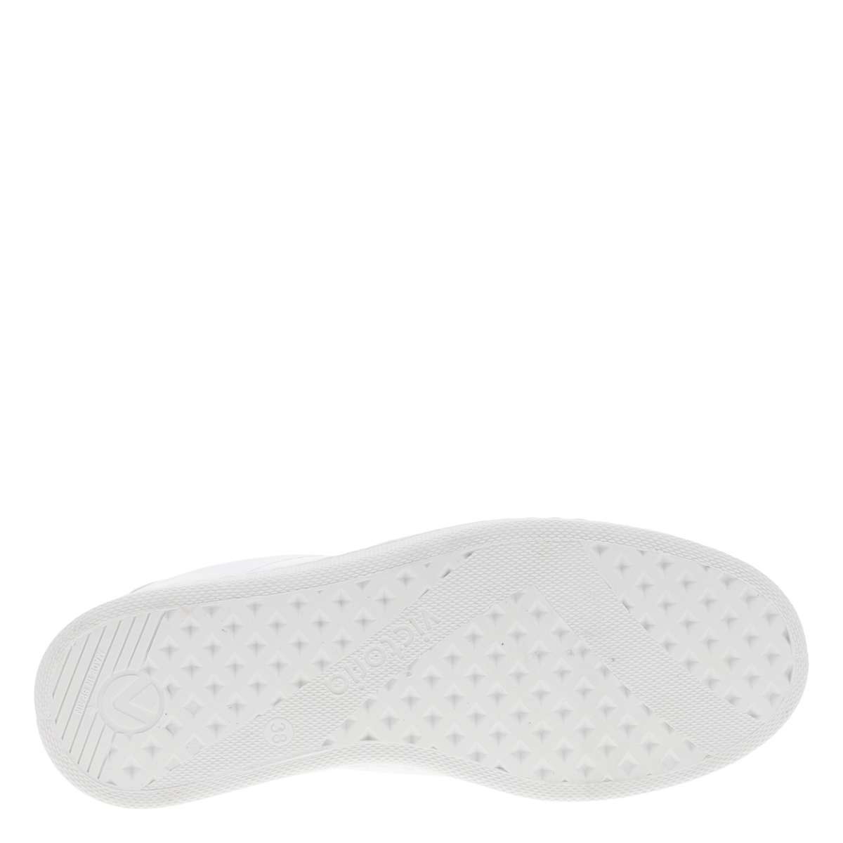 Baskets cuir glitter blanc, VICTORIA