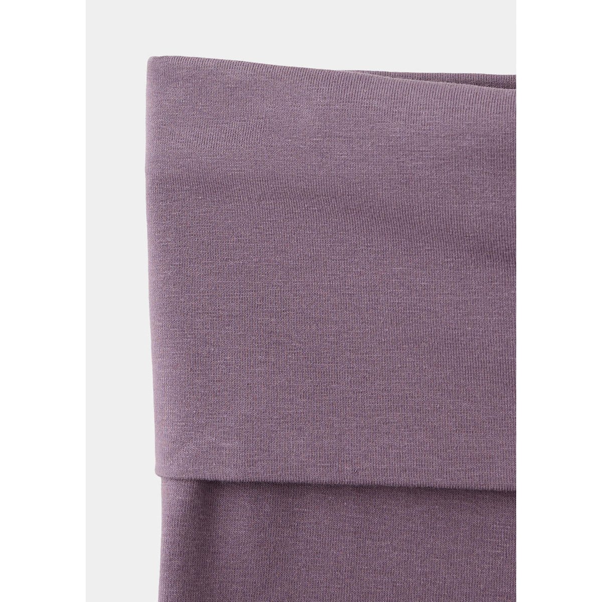 Leggings en coton taille retournée violet, MANGO KIDS