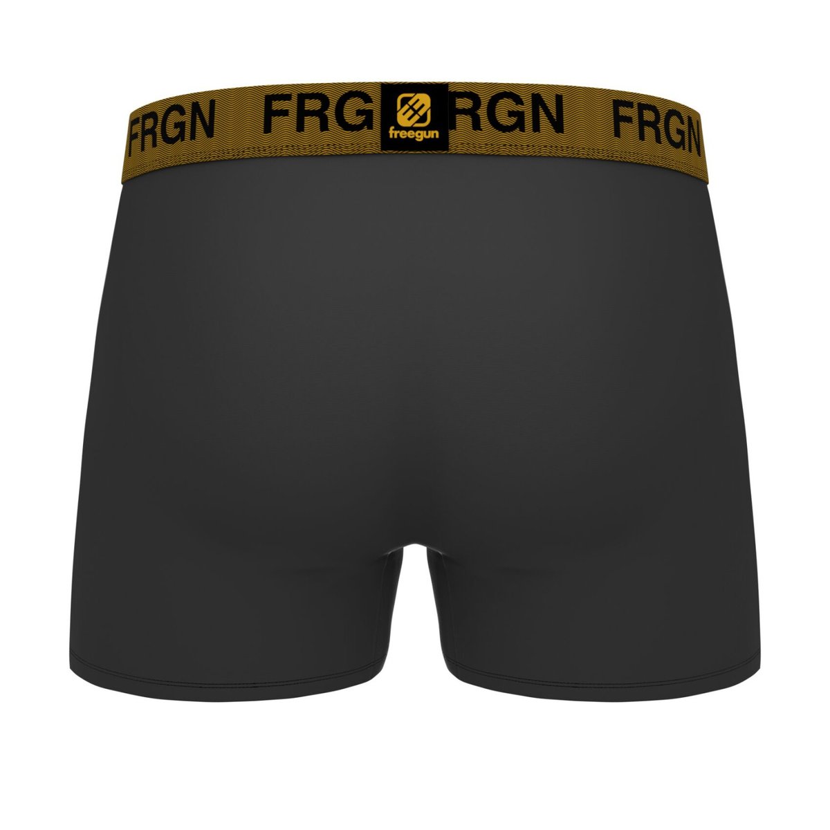 Lot De 3 Boxers Microfibre gris/orange/gris foncé/noir, FREEGUN