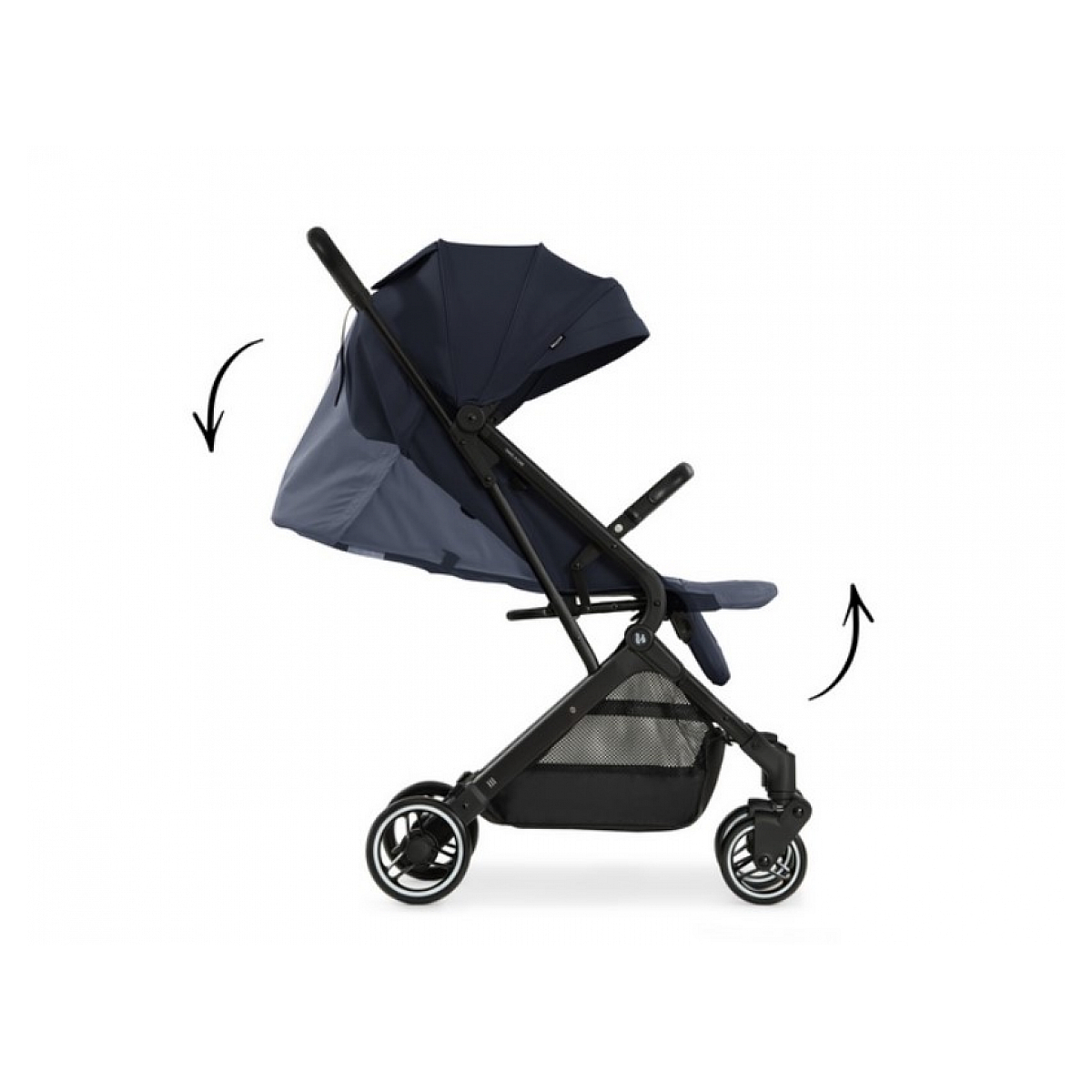 Poussette Travel N Care Dark-navy-blue couleur unique, HAUCK