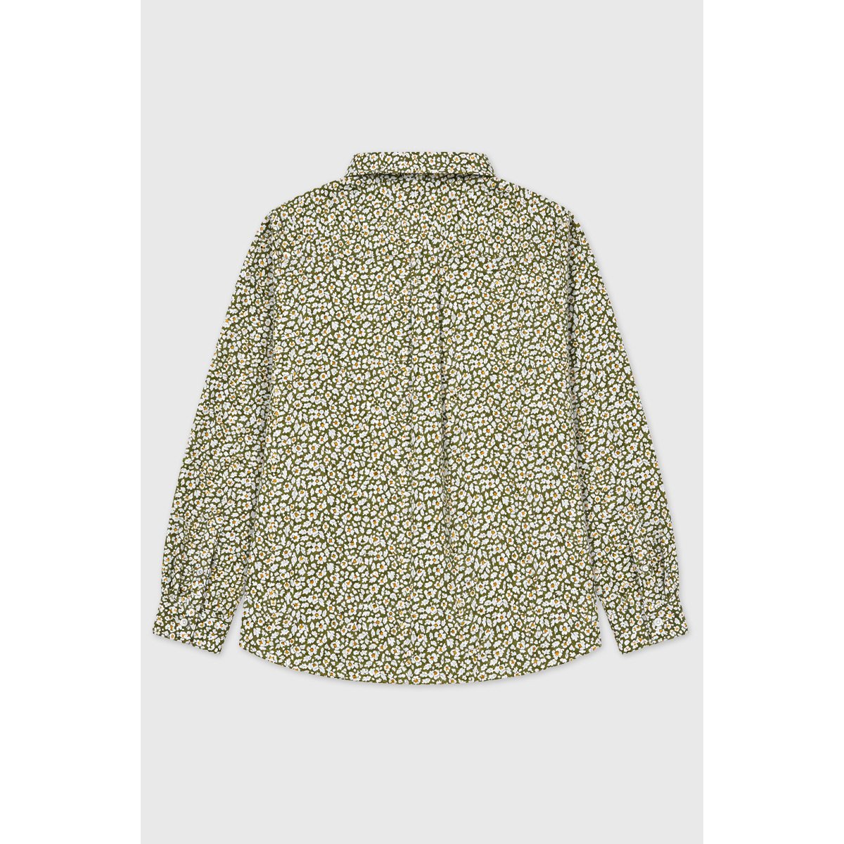 Chemise imprimée - coton imprimé feather green, ARMOR-LUX