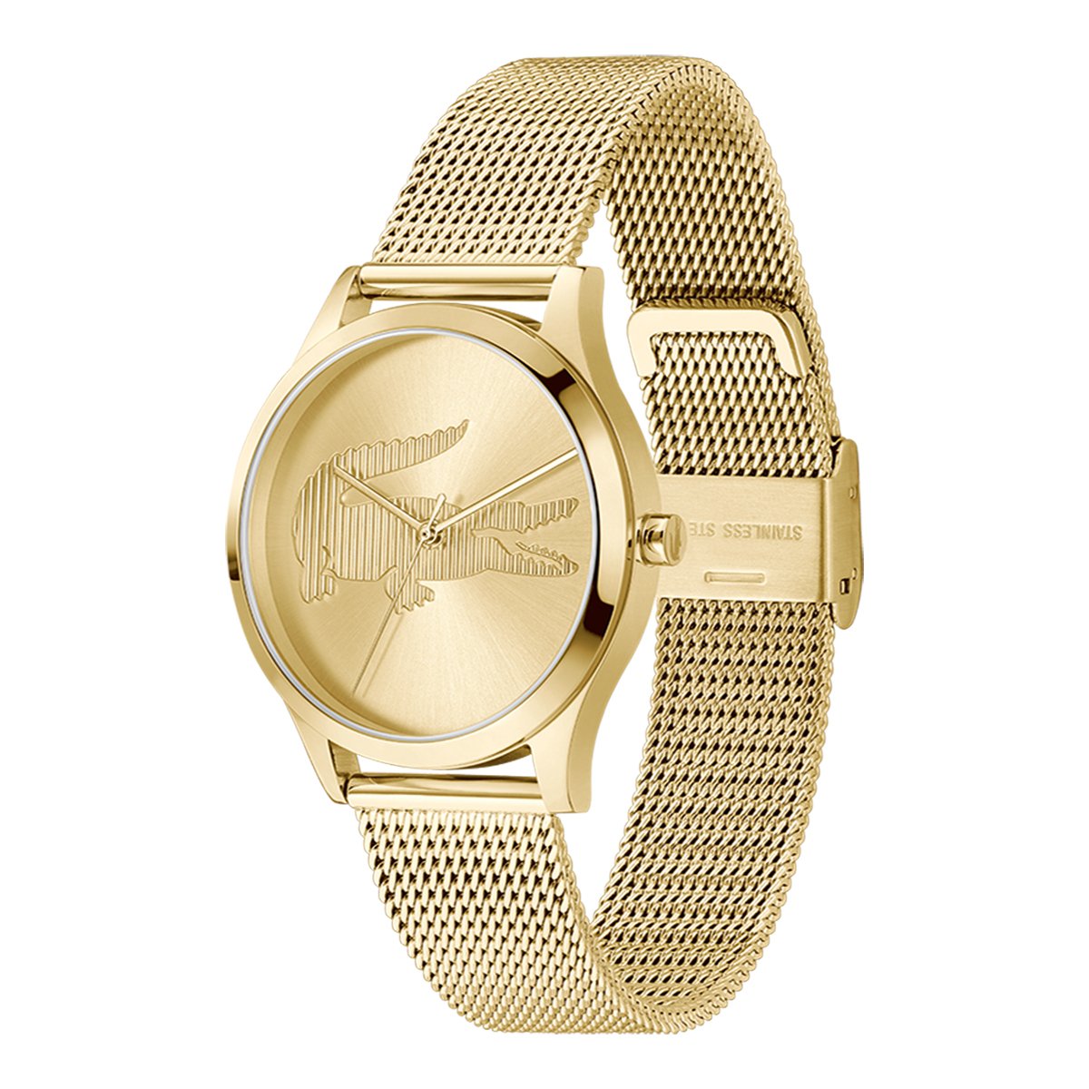 Montre Analogique CROCODELLE doré doré doré, LACOSTE