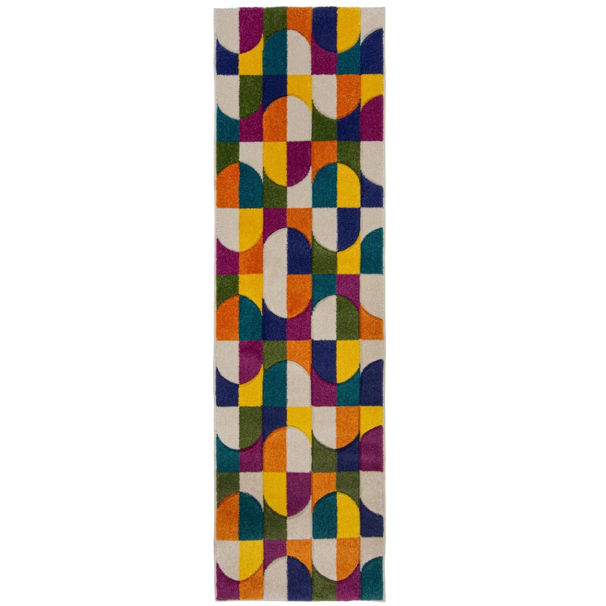Tapis de couloir CHACHA multicolore, FLAIR RUGS