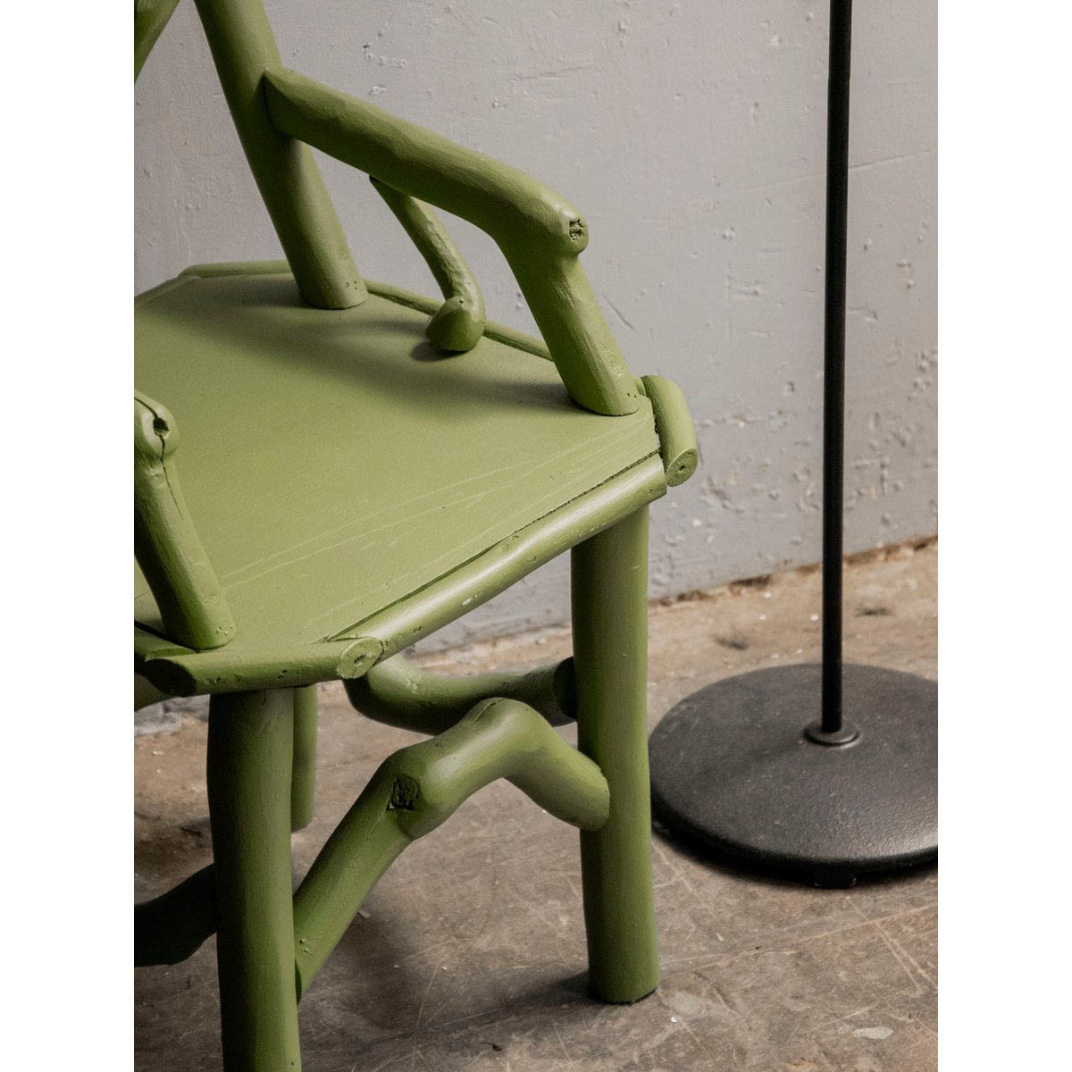 Fauteuil pour enfant style Art Déco Marcus N°312 - Bon état vert, DEBONGOUT
