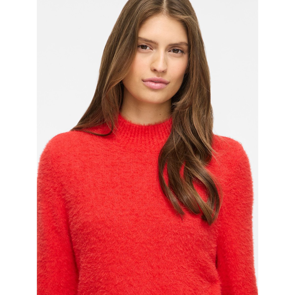 Pull En Maille rouge - flame scarlet1, VILA