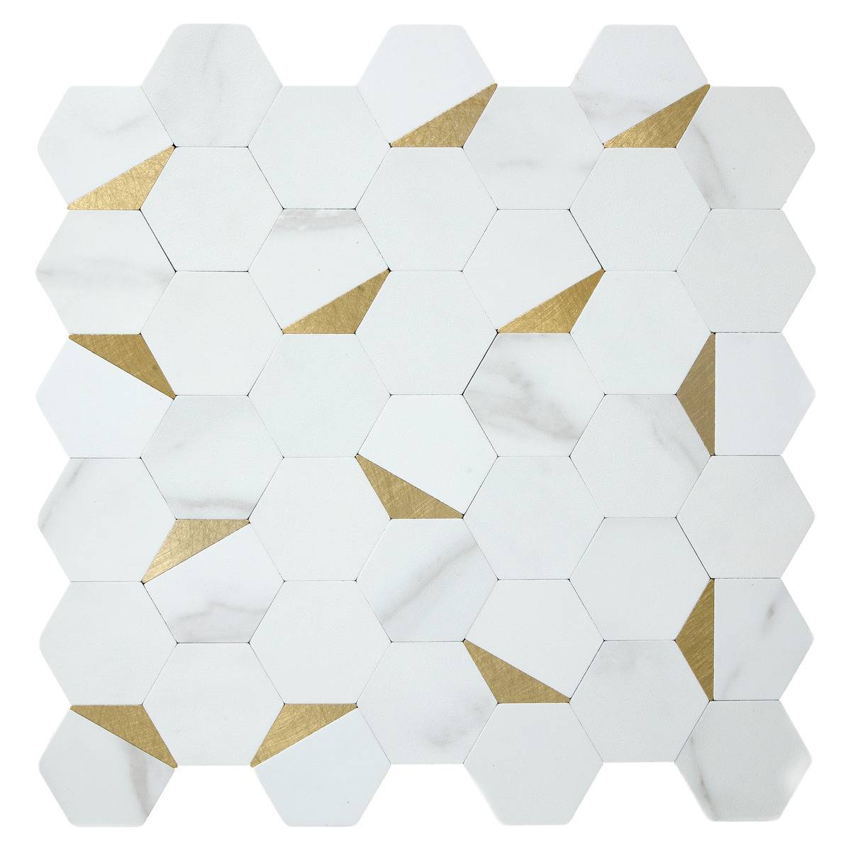 Lot de 2 stickers muraux MINA blanc, ATMOSPHERA