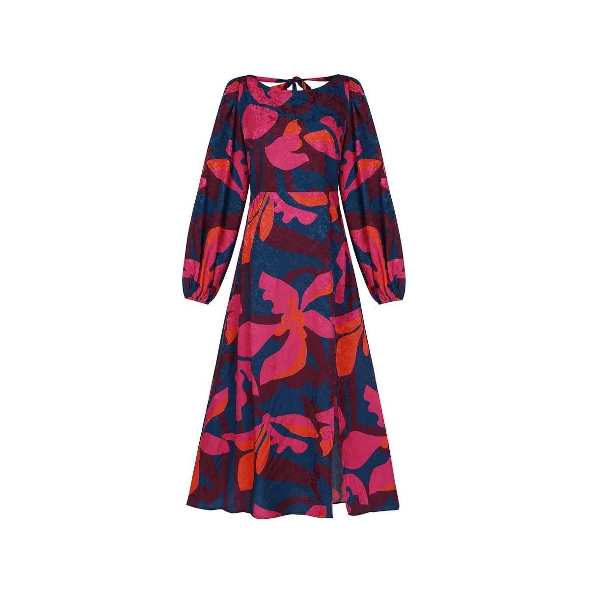 Robe longue STENDHAL geo flowers, FRNCH