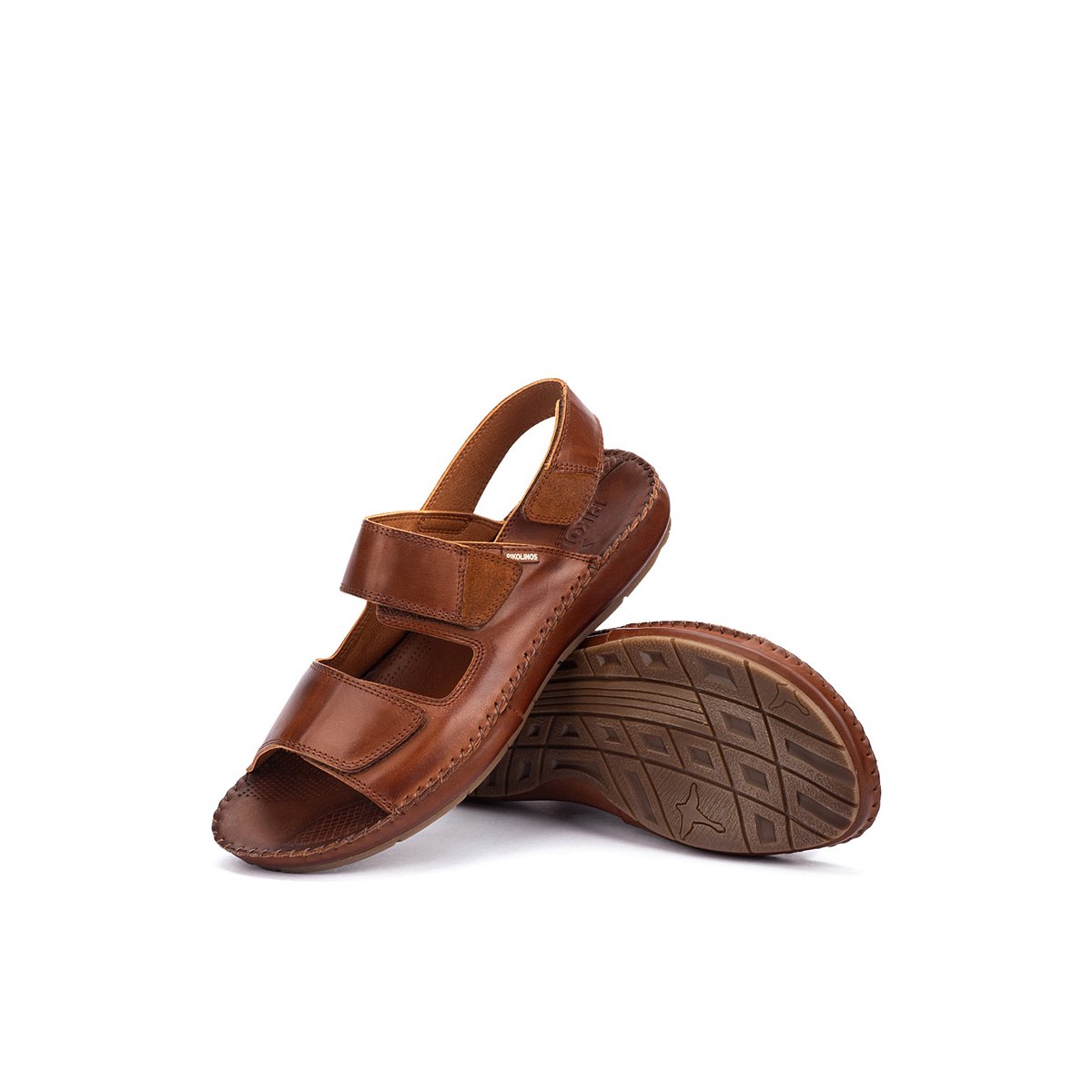 Sandales plates cuir Tarifa cuero, PIKOLINOS