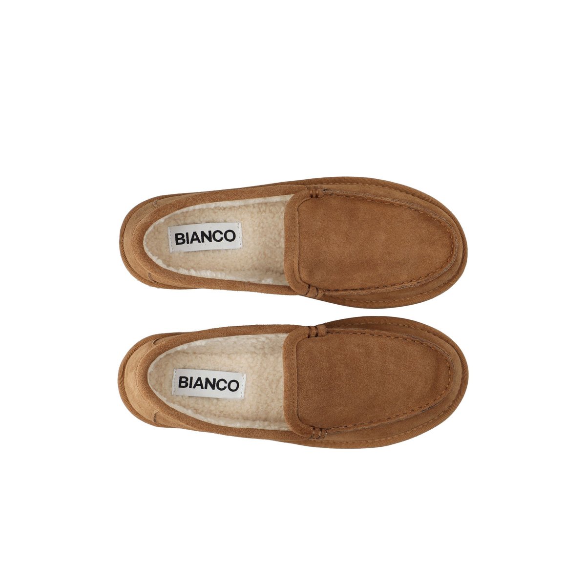 Pantoufles cognac, BIANCO