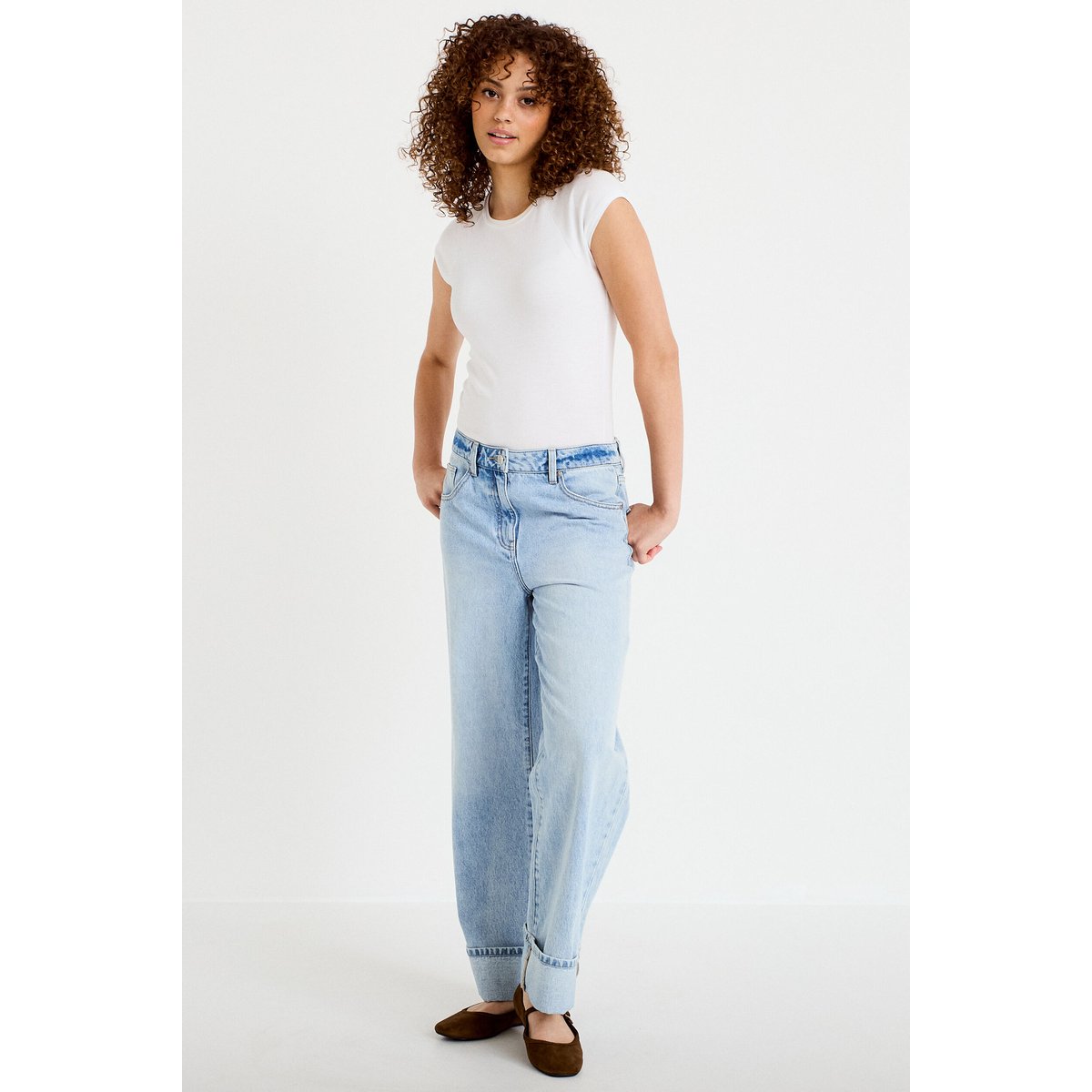 T-shirt manches courtes blanc, CACHE CACHE