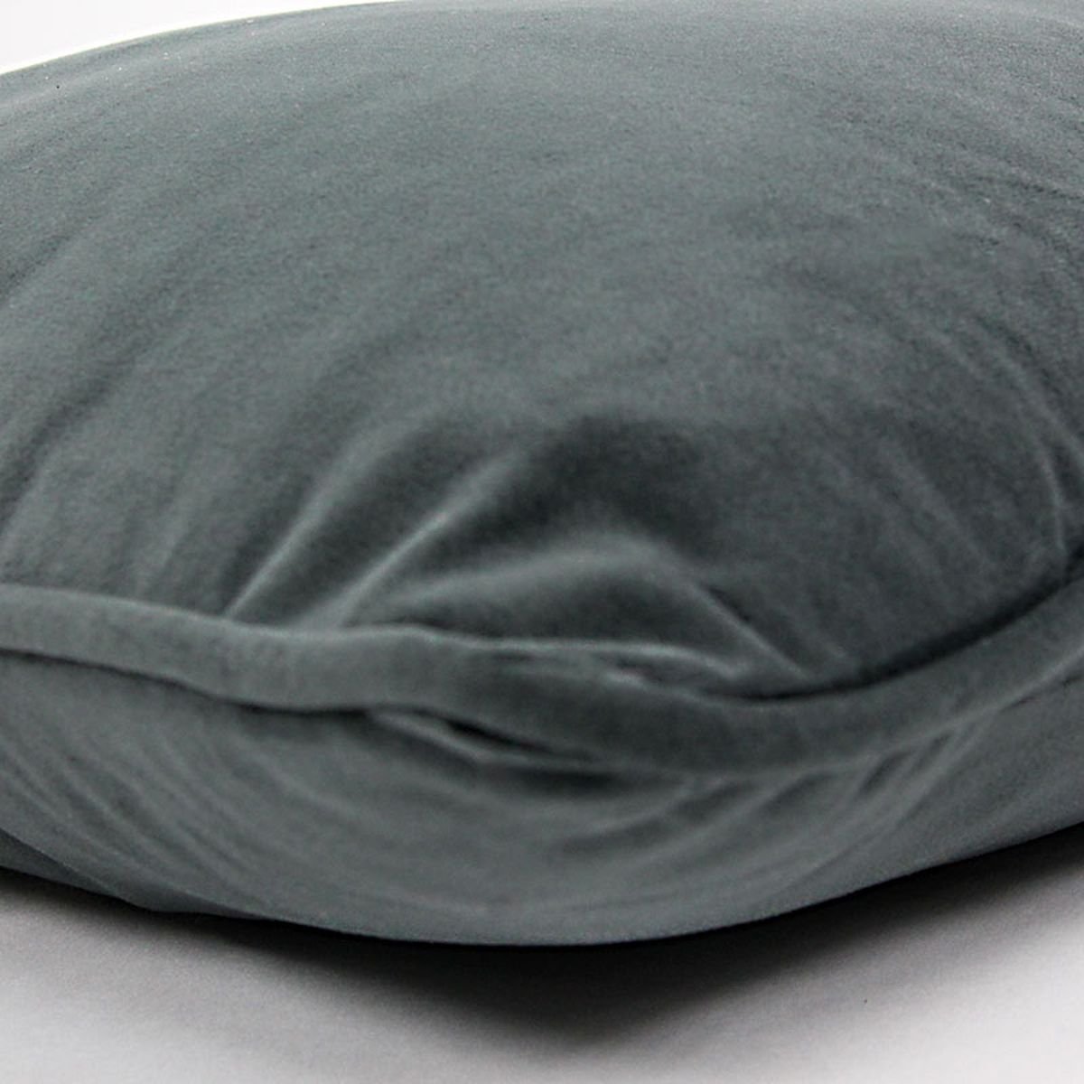 Coussin en velours extra-doux VELVET écru, THE DECO FACTORY
