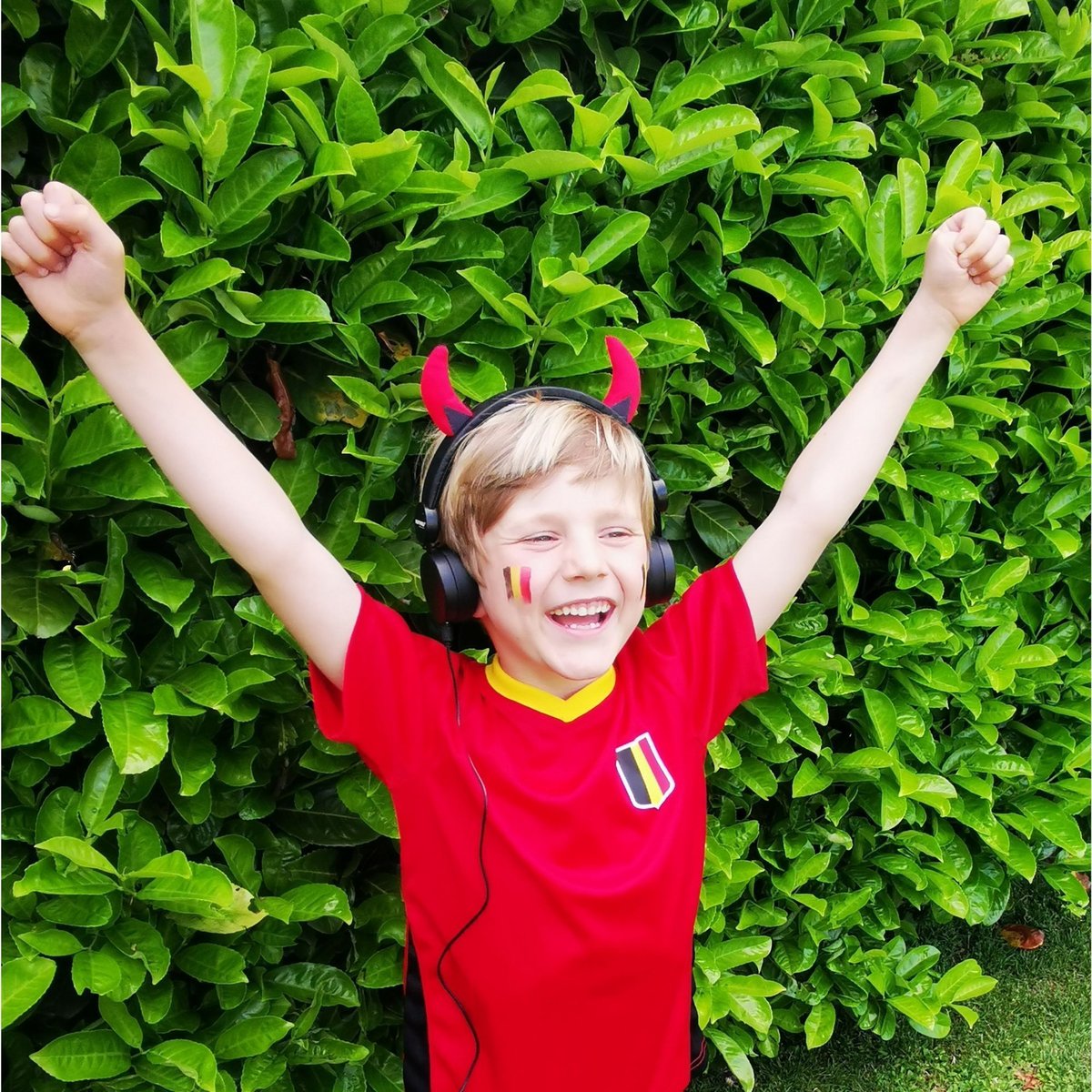 Casque audio enfant filaire Kidyears diable couleur unique, KIDYWOLF