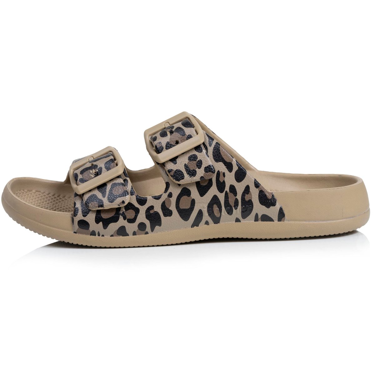 Sandales semelle extra-flex, légère, patch talon ultra confort multicolor, ISOTONER