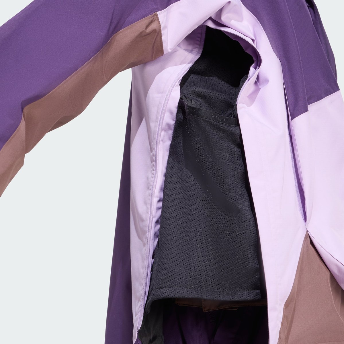 Anorak Doublé Terrex Xploric 2 Couches Climaproof Anorak Doublé Terrex Xploric 2 Couches Climaproof powder plum / aurora plum / earth strata, adidas Performance