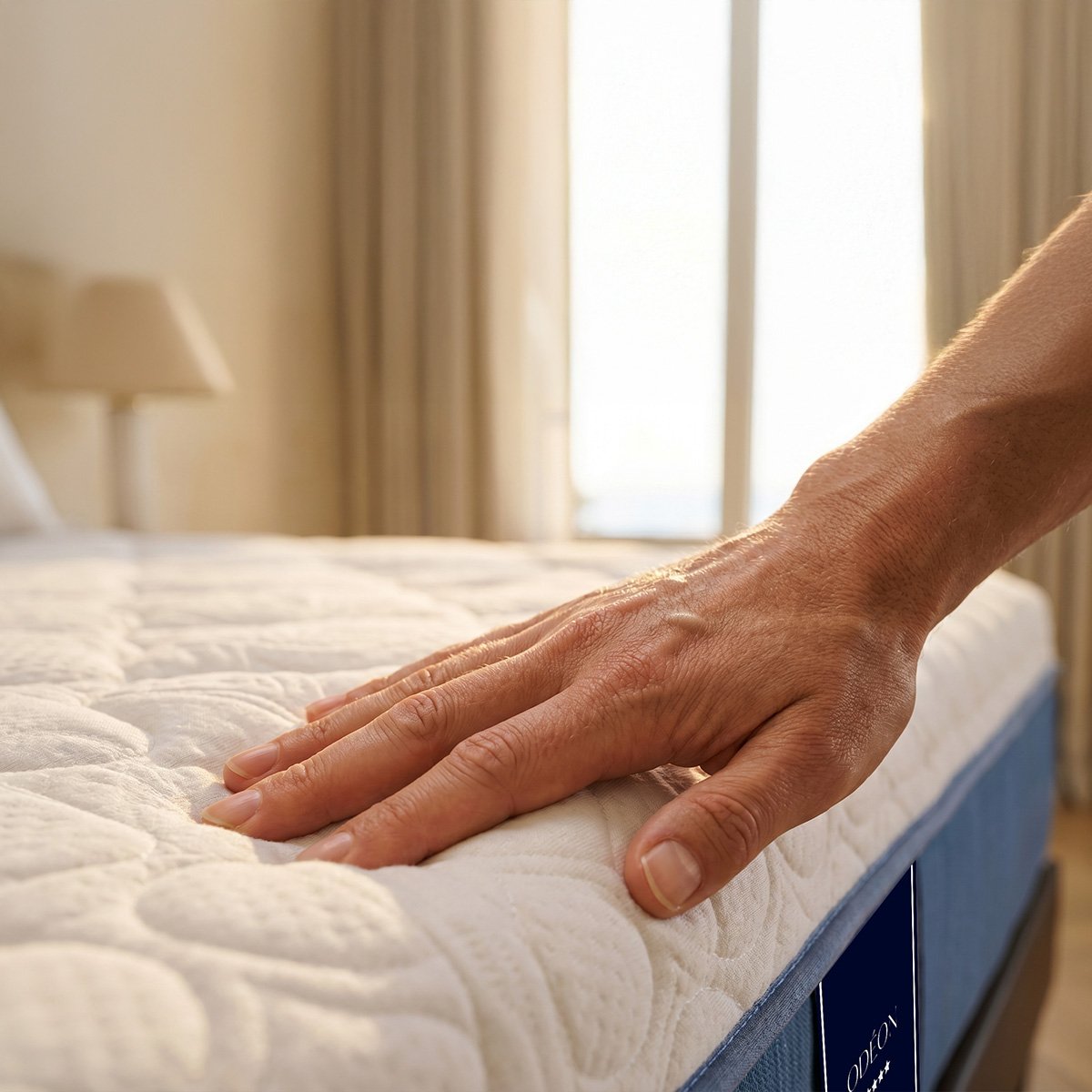 Matelas Mémoire de forme 24 cm ODÉON blanc, BELLECOUR