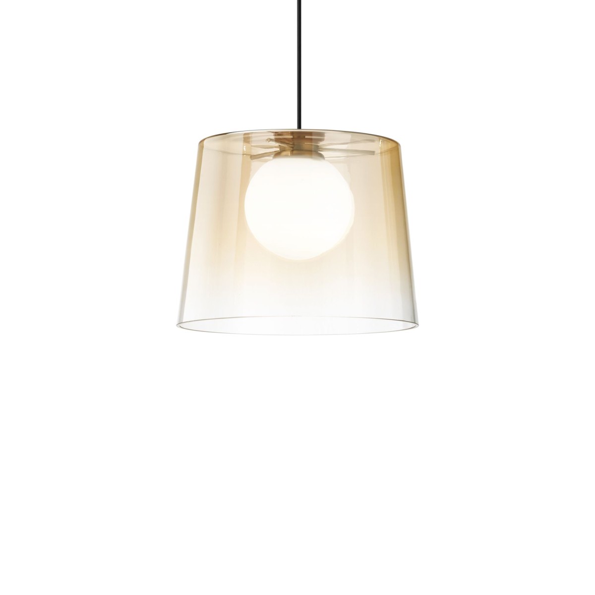 Suspension    FADE laiton, IDEAL LUX