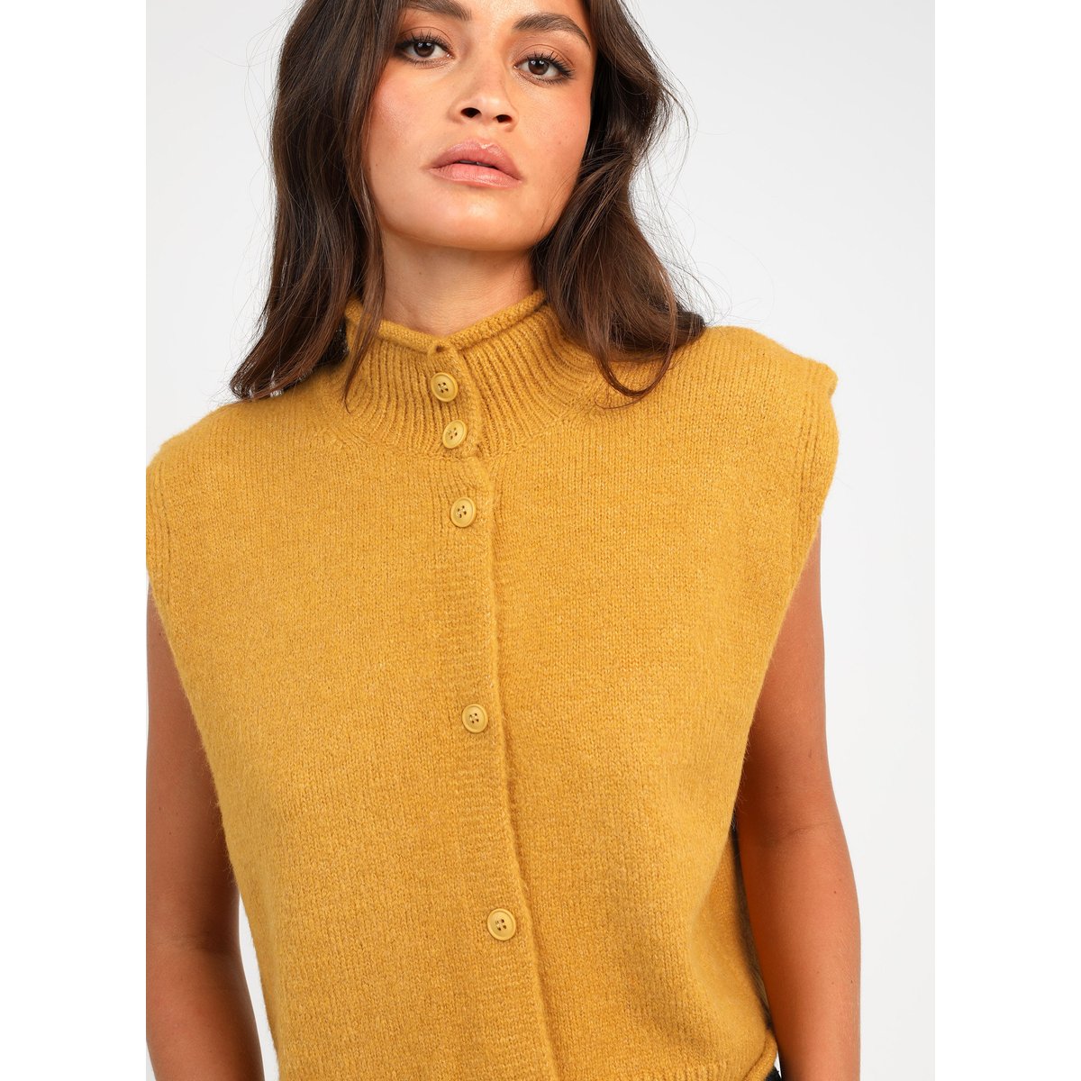 Gilet LOROKIA ecru, AN'GE