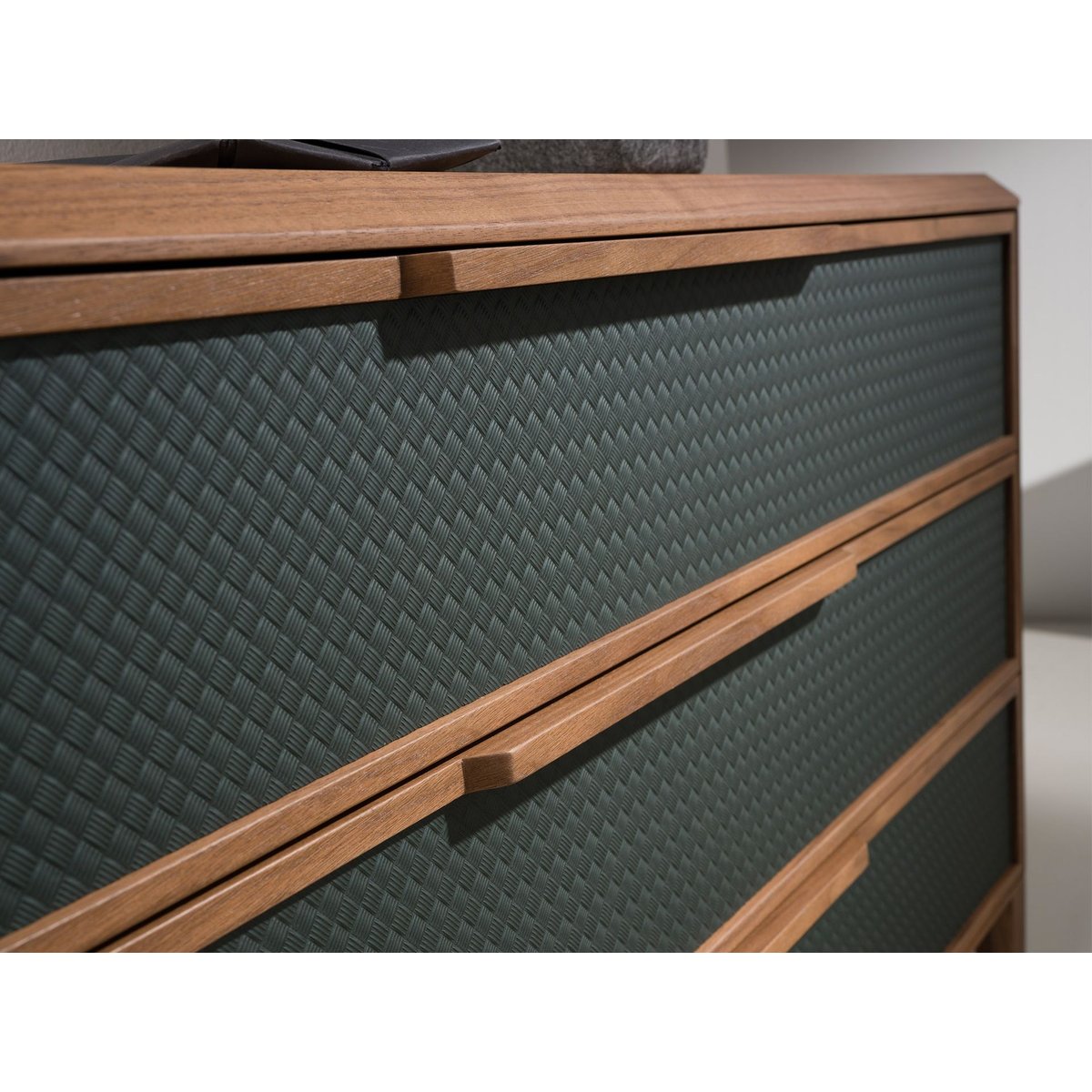 Commode en pvc foncé et noyer vert foncé | noyer, ANGEL CERDA