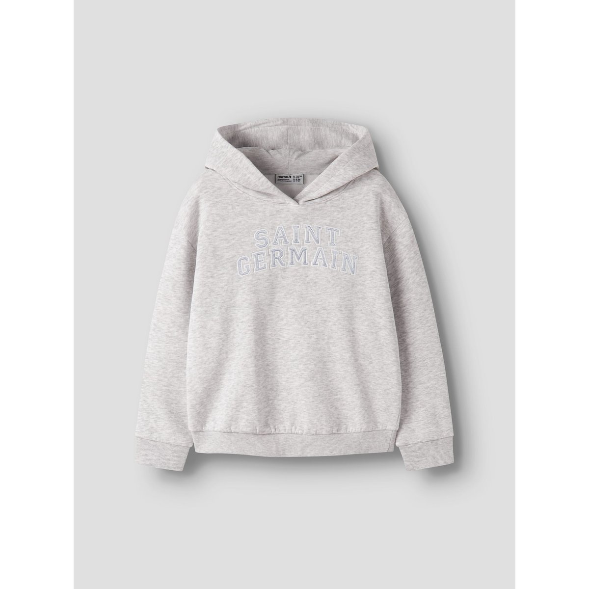 Sweat À Capuche gris - light grey melange1, NAME IT