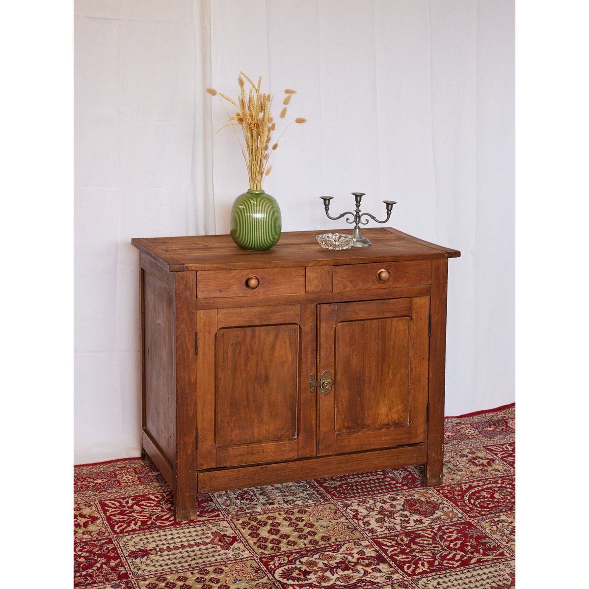 Buffet en bois massif Gilbert N°1721 - Bon état bois foncé, DEBONGOUT