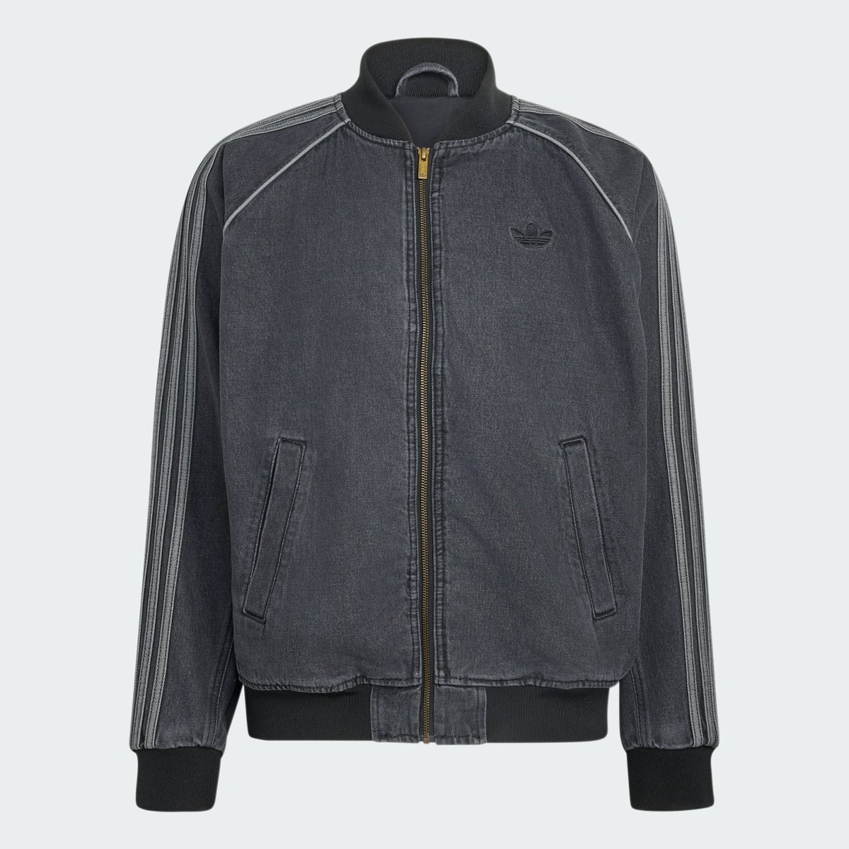 Veste De Survêtement Denim Sst Veste De Survêtement Denim Sst true black denim, adidas Originals