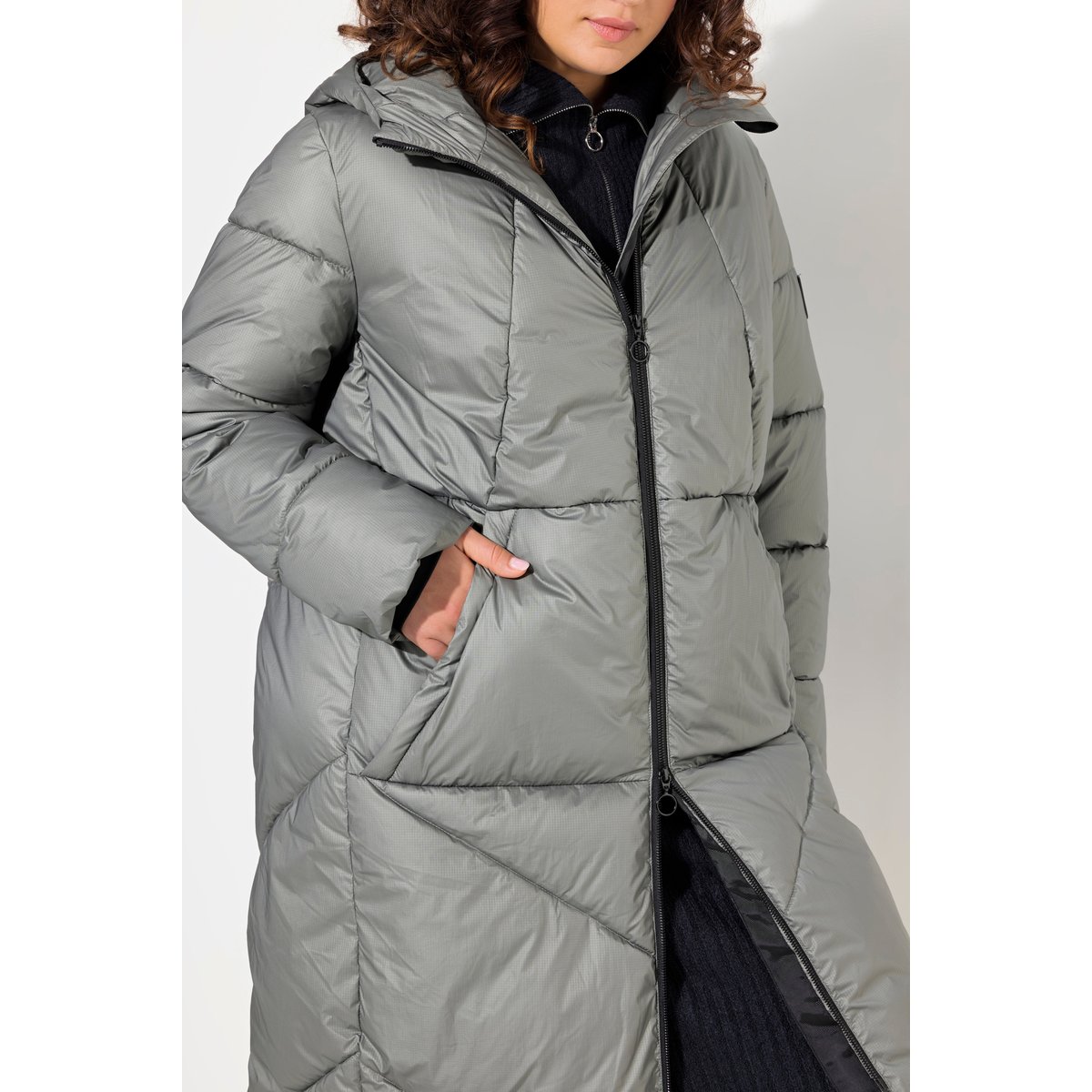 Manteau matelassé gris moyen, ULLA POPKEN