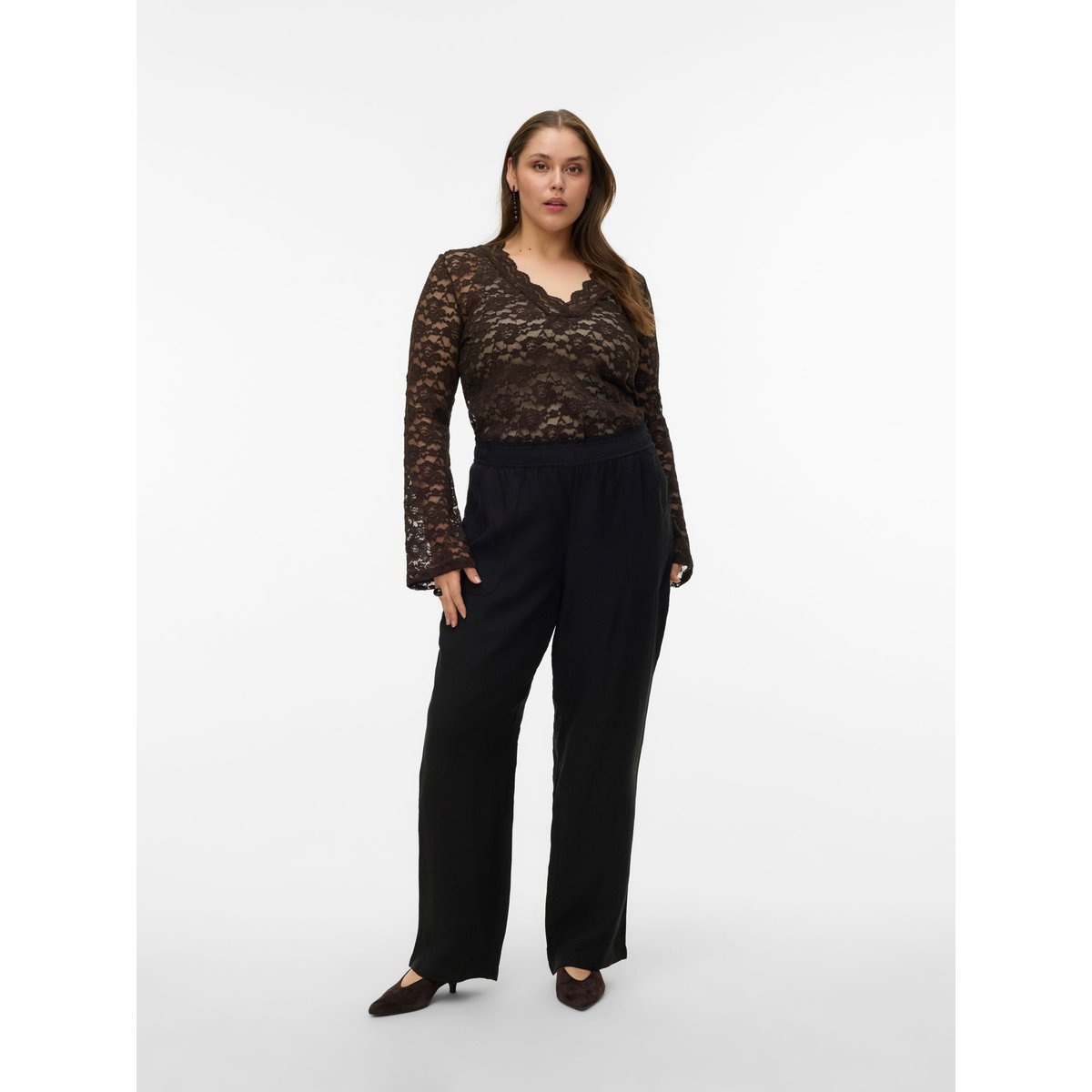 Pantalon À Jambe Large noire - black, VERO MODA