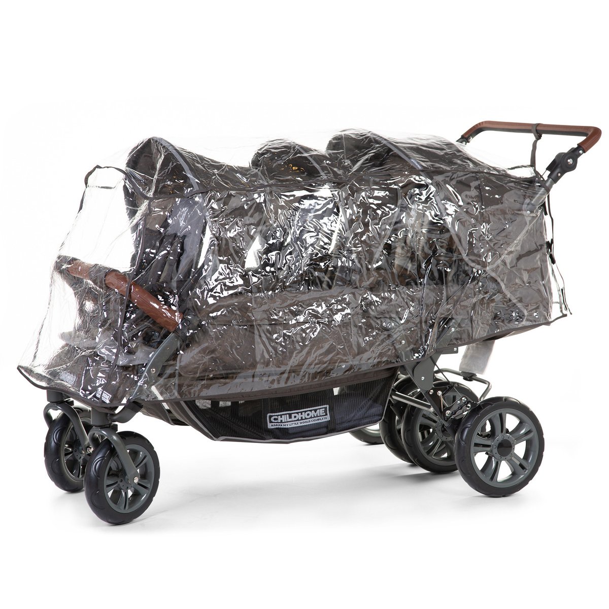 Accessoire poussette housse de pluie Sixseater anthracite, CHILDHOME